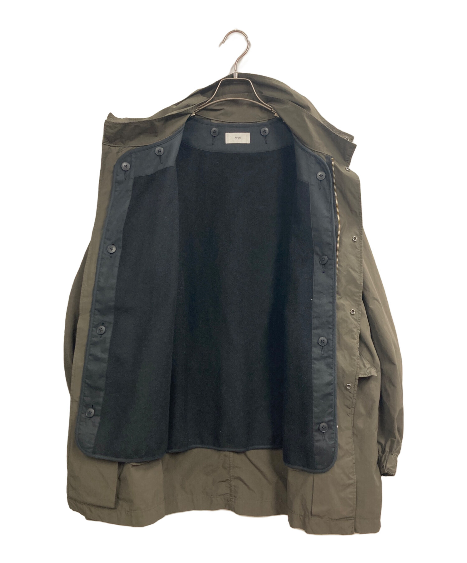 中古・古着通販】ATON (エイトン) AIR VENTILE ショートモッズコート