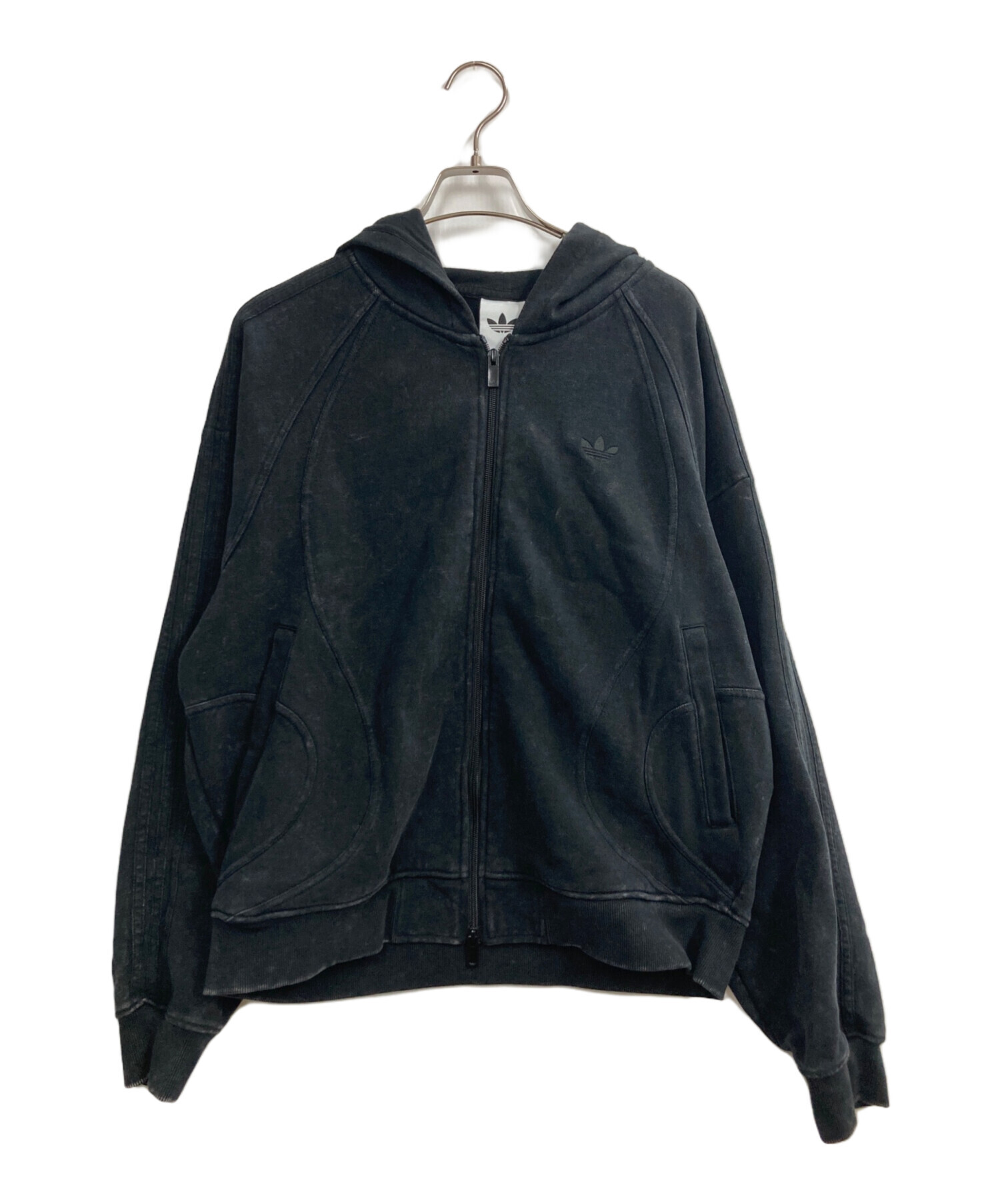 中古・古着通販】adidas (アディダス) TG FZ パーカー ブラック サイズ