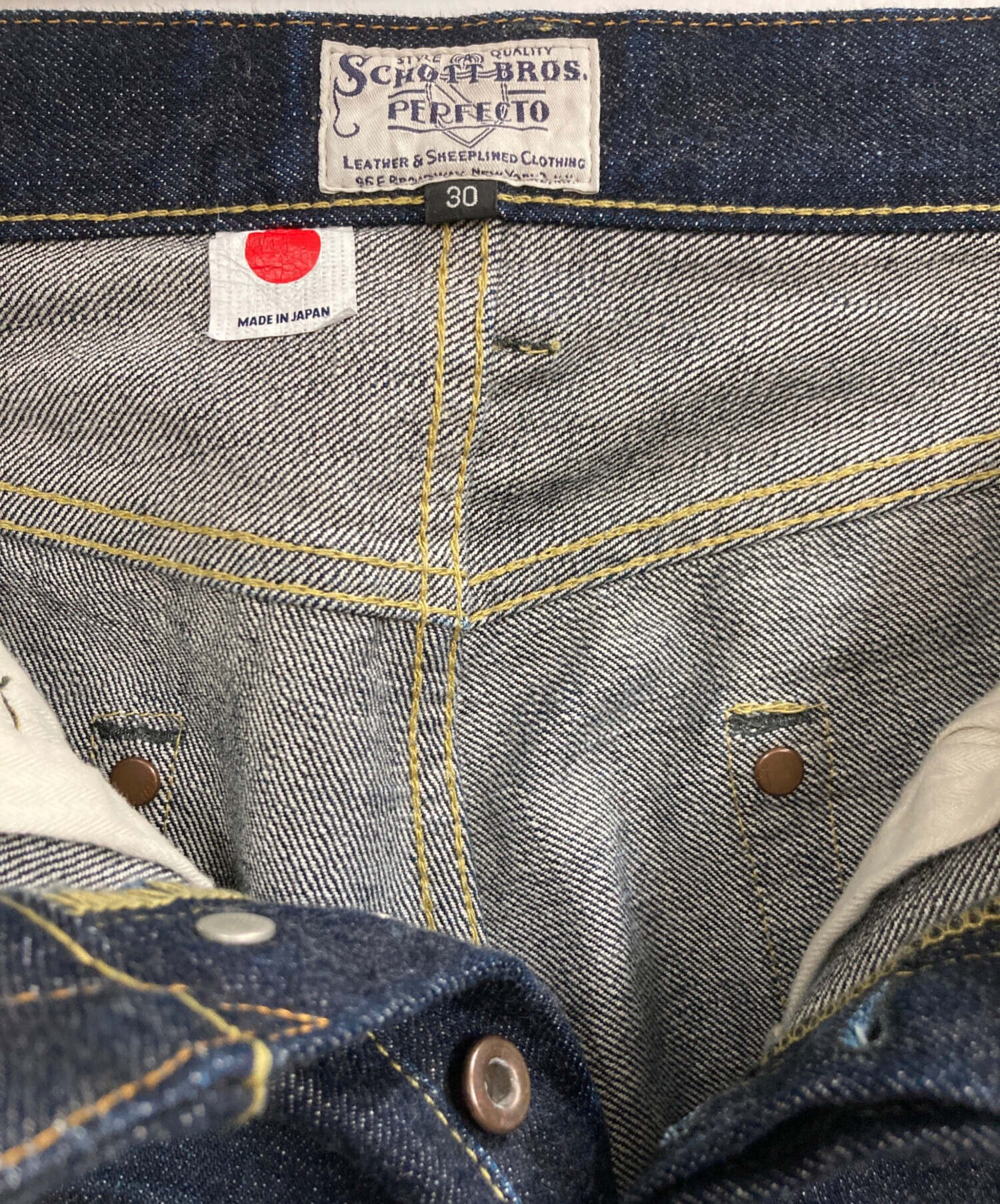 中古・古着通販】SCHOTT BROS. (ショット) PERFECTO 5P DENIM PANTS