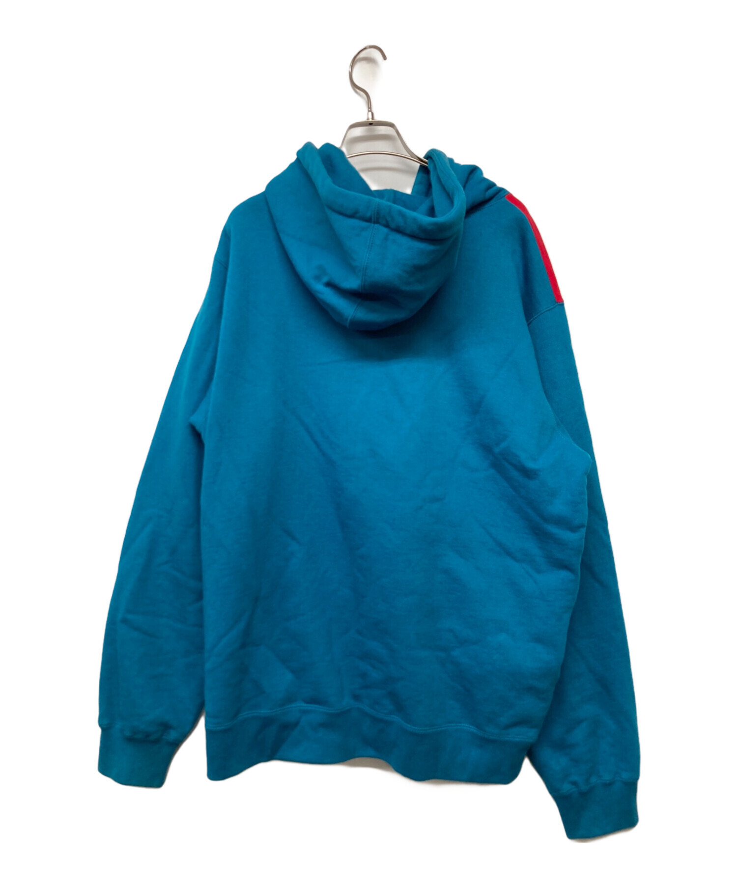 Supreme Diagonal Hooded Sweatshirt Mサイズ Overdyed Studded Hooded 