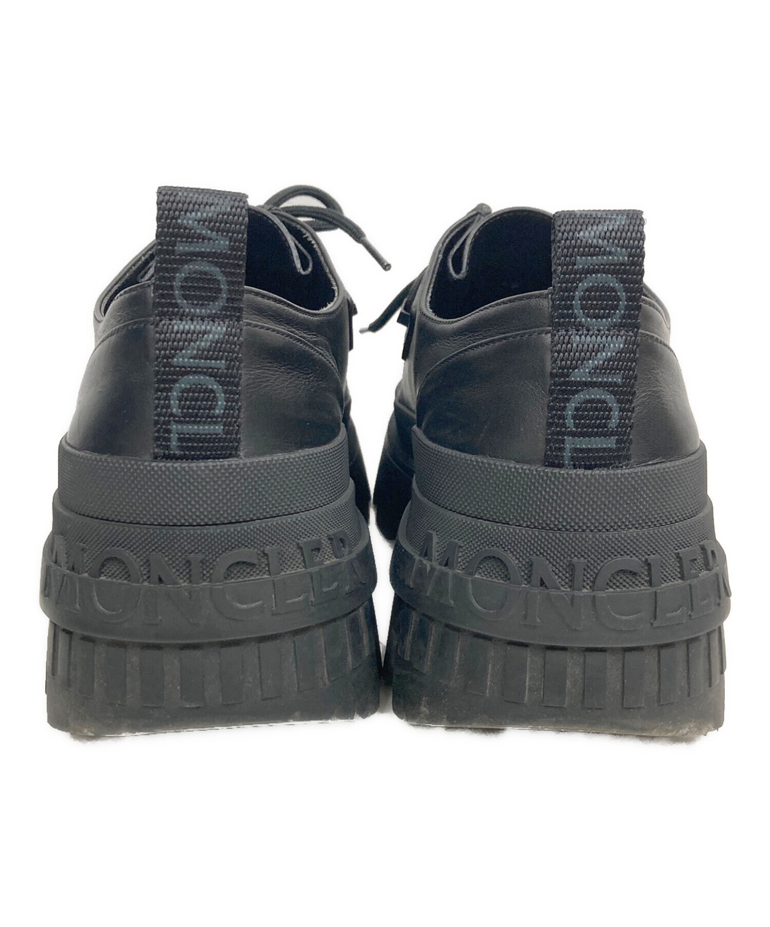 MONCLER ブラック サイズ1Mサイズ 中古・古着通販】MONCLER (モンクレール) MON LOAFERS SHOES ブラック