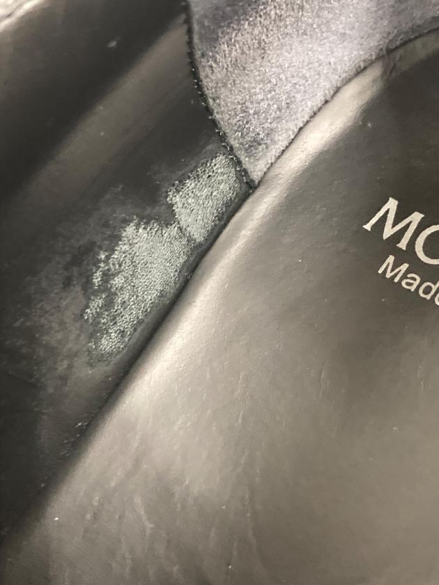 未使用 箱付　モンクレール　42　スリッポン　ローファー　スエード　メレディ 中古・古着通販】MONCLER (モンクレール) MON LOAFERS SHOES ブラック