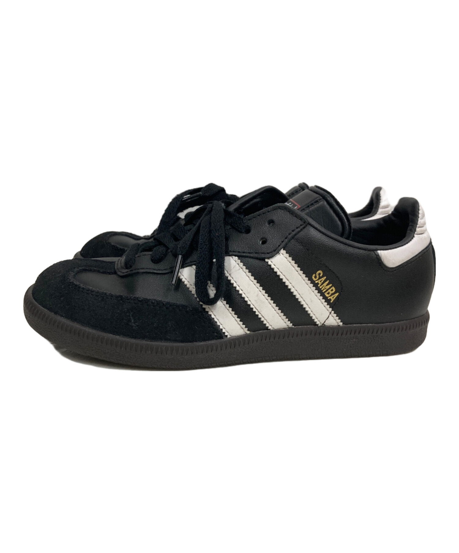 中古・古着通販】adidas (アディダス) Samba Leather ブラック サイズ 