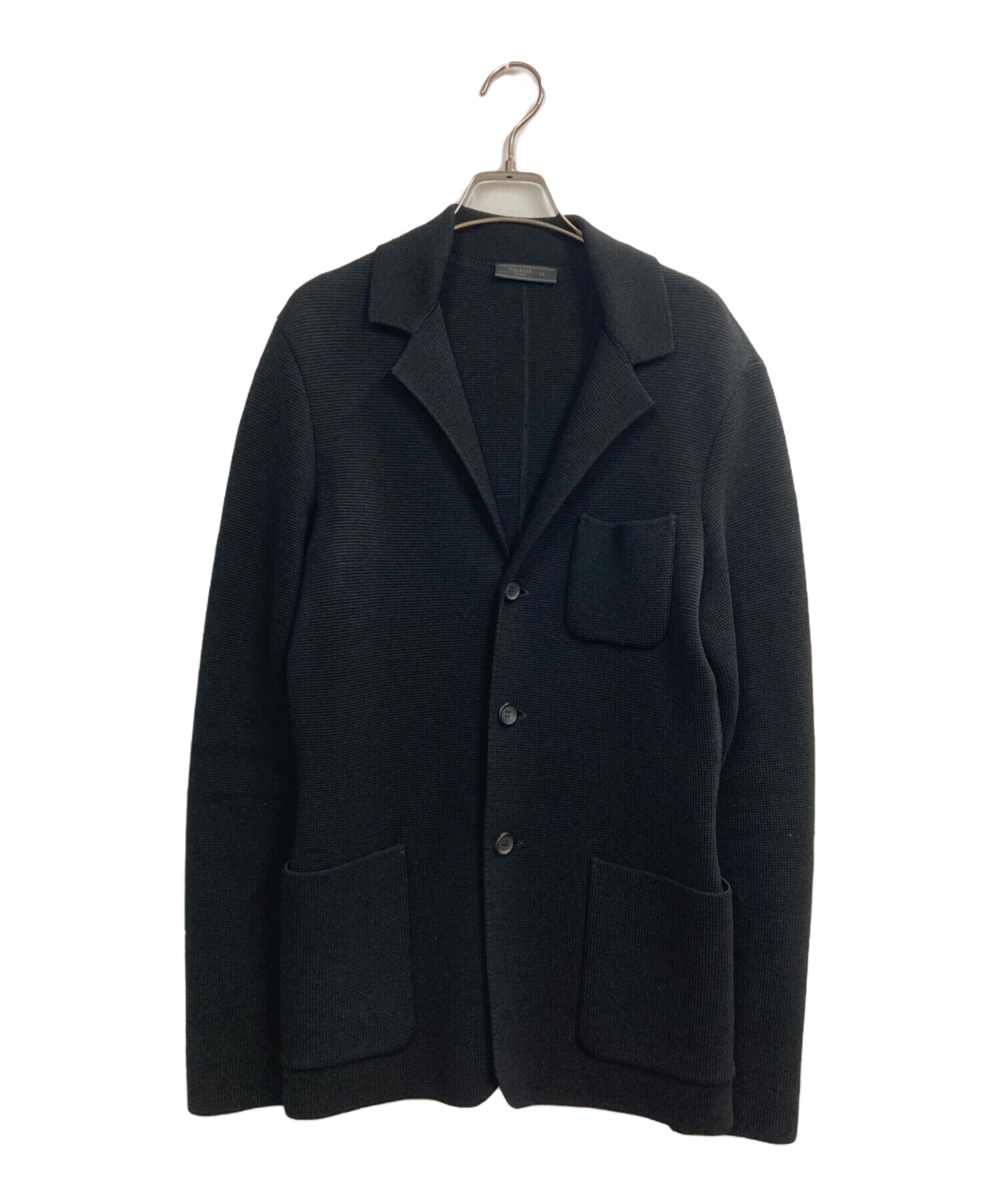 中古・古着通販】PRADA (プラダ) バージンウールニット3Bジャケット