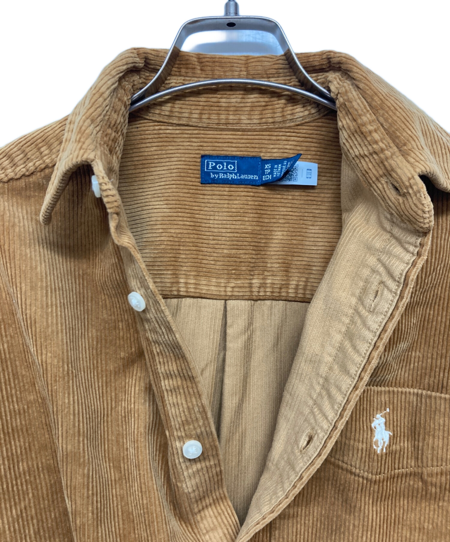 初期 三ツ星タグ RRL オープンカラー コーデュロイ シャツ L ラルフ