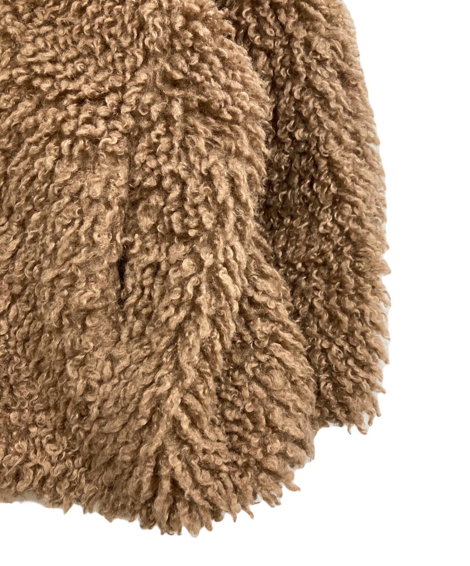 中古・古着通販】CLANE (クラネ) REVERSIBLE FUR BLOUSON ブラウン 