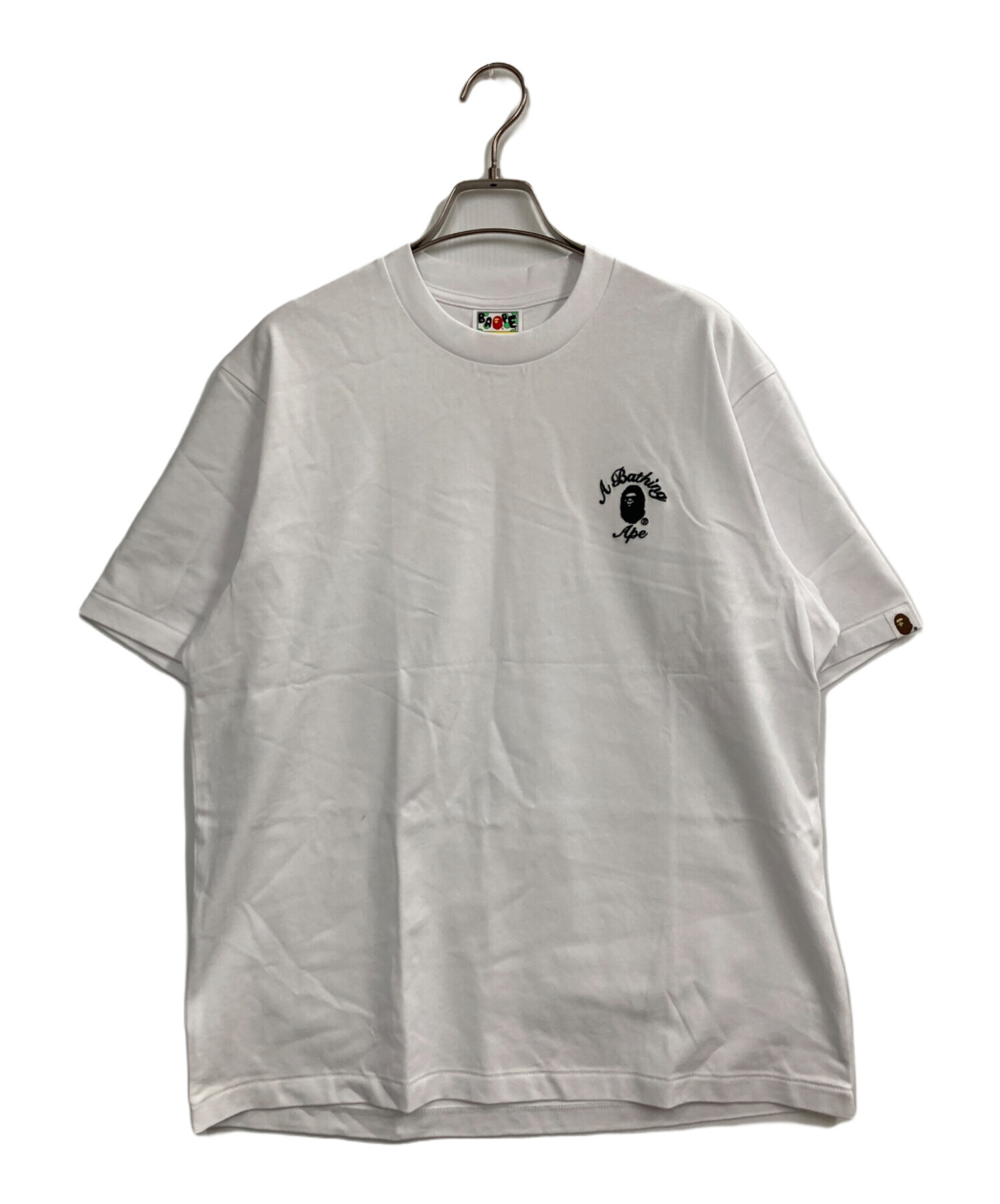 新品未使用 COACH × A BATHING APE Tシャツ ホワイト M 中古・古着通販】A BATHING APE (アベイシングエイプ) 刺繍ロゴTシャツ