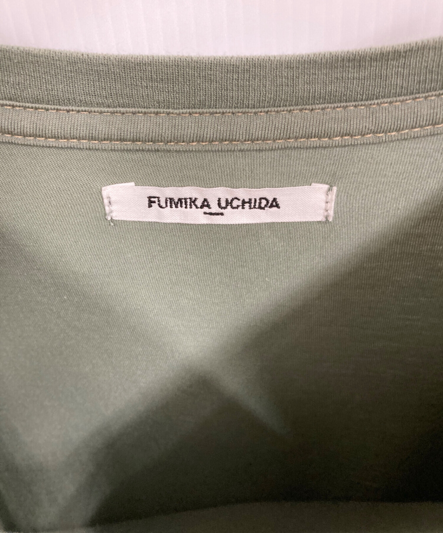 FUMIKA UCHIDA / フミカウチダ | レイヤード ダブルスリーブ カットソー | S | グリーン | レディース 中古・古着通販】FUMIKA UCHIDA (フミカウチダ) ダブルスリーブ