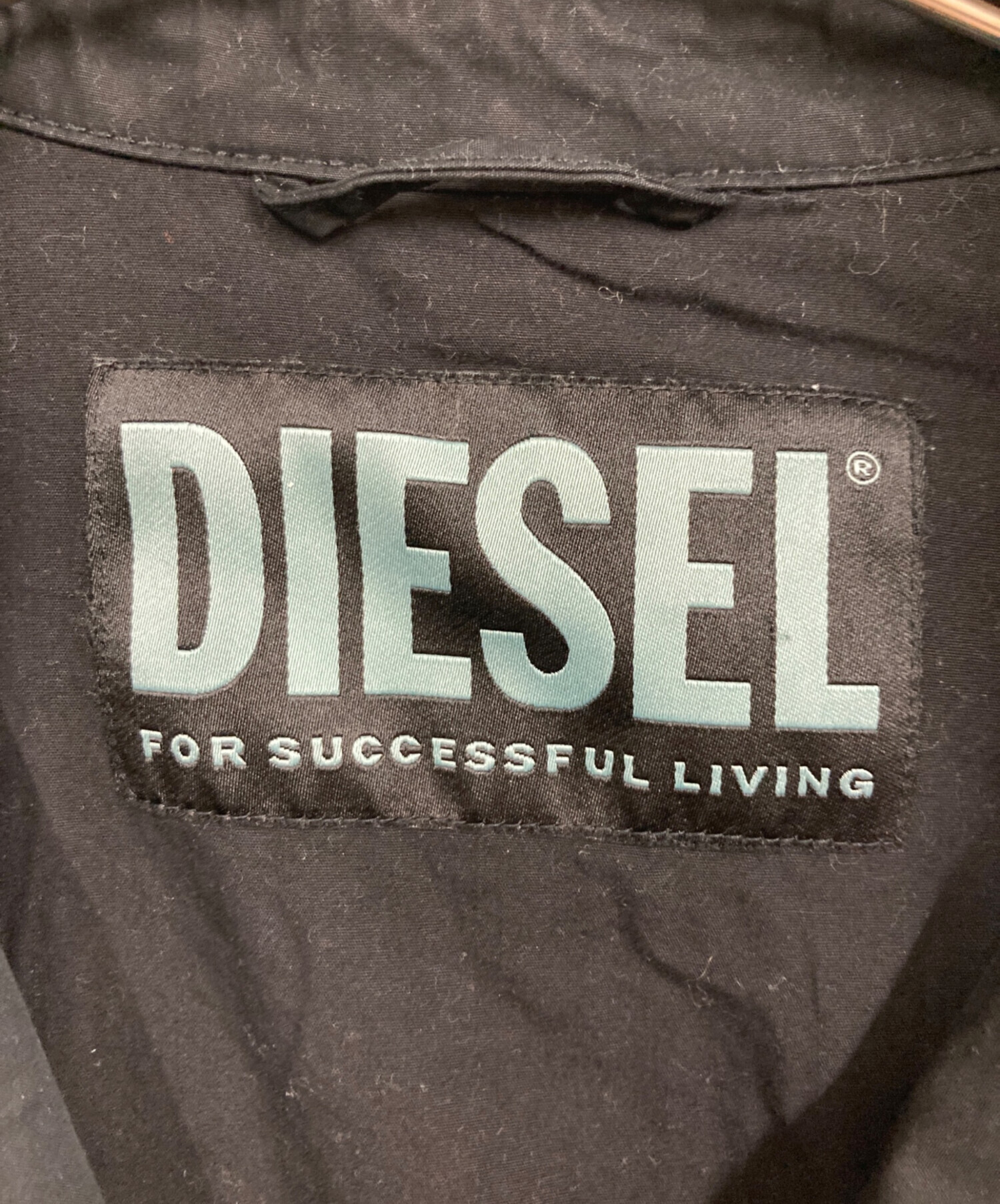 中古・古着通販】DIESEL (ディーゼル) LAKER WOW JACKET ブラック