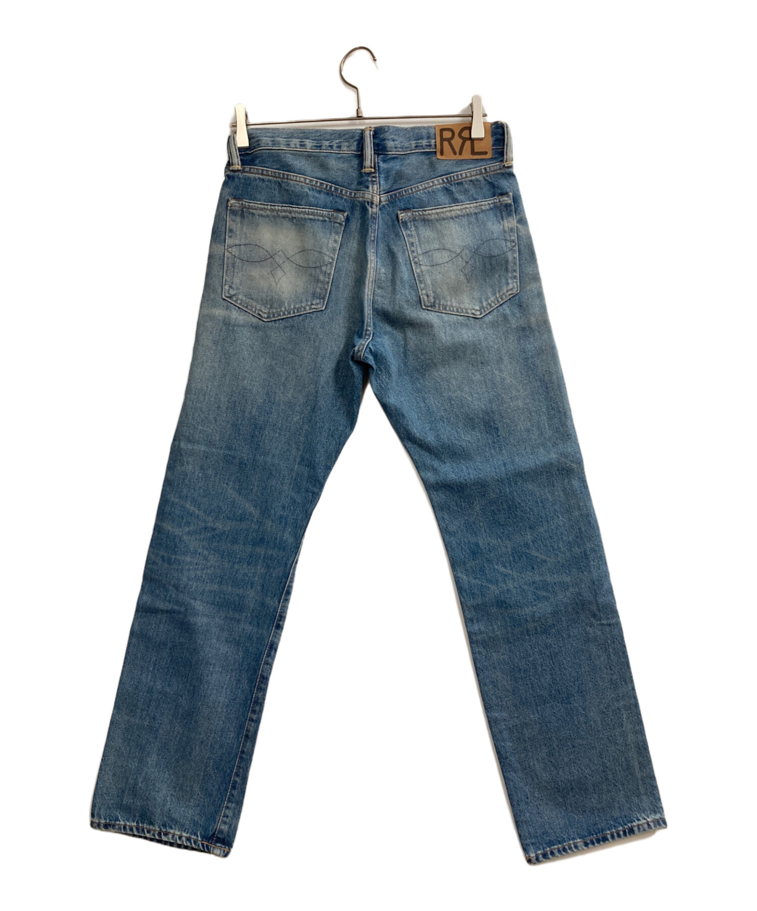パンツ RRL DENIM SLIMBOOTSCUT W29 中古・古着通販】RRL (ダブルアールエル) Straight Fit Jean Repaired