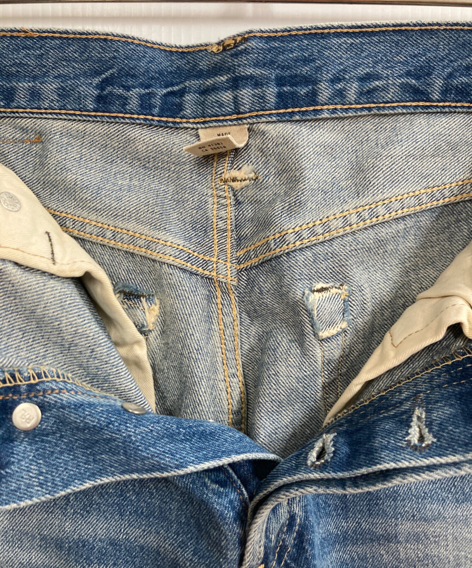 中古・古着通販】RRL (ダブルアールエル) Straight Fit Jean Repaired