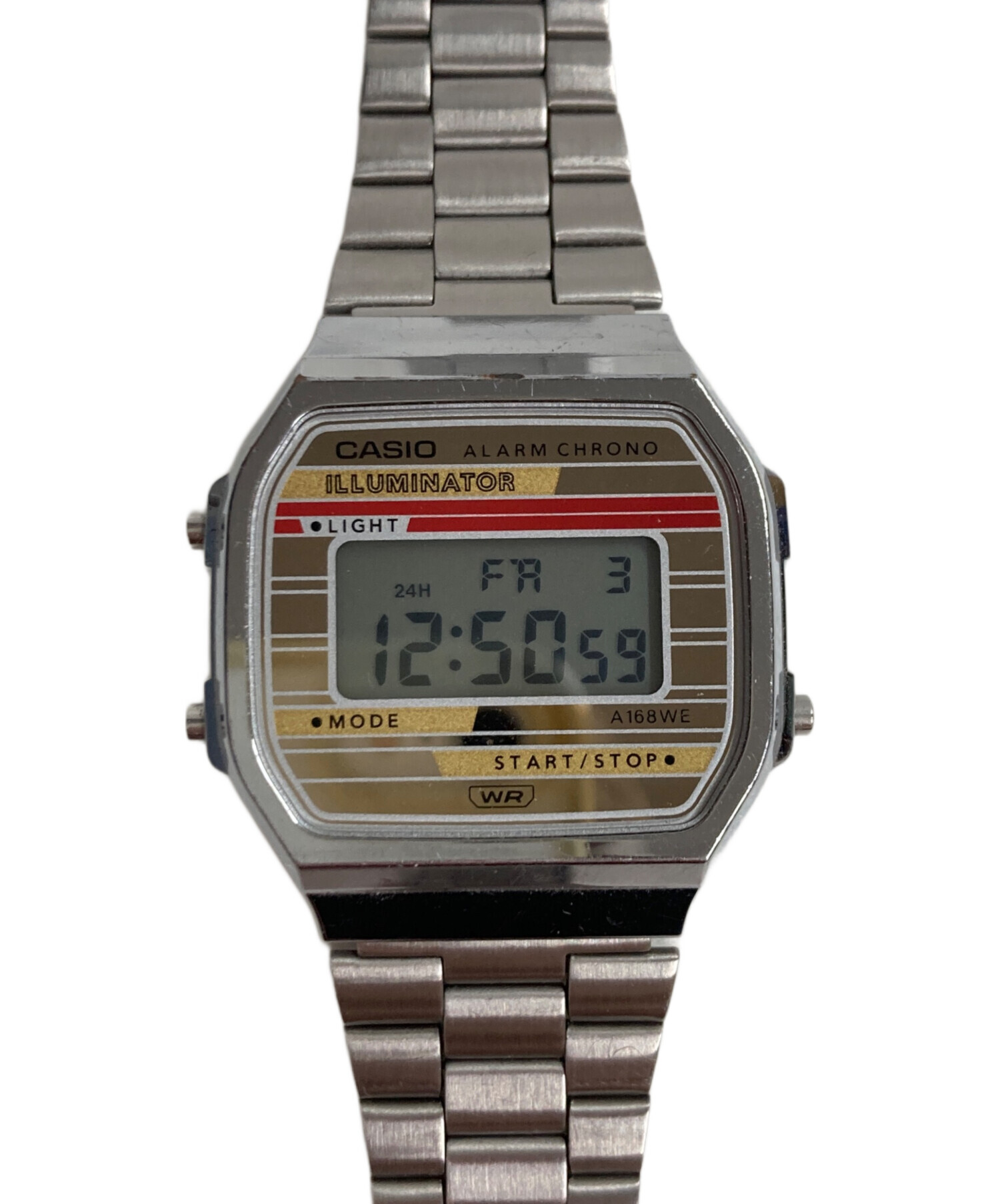 中古・古着通販】CASIO (カシオ) デジタルウォッチ ゴールド｜ブランド