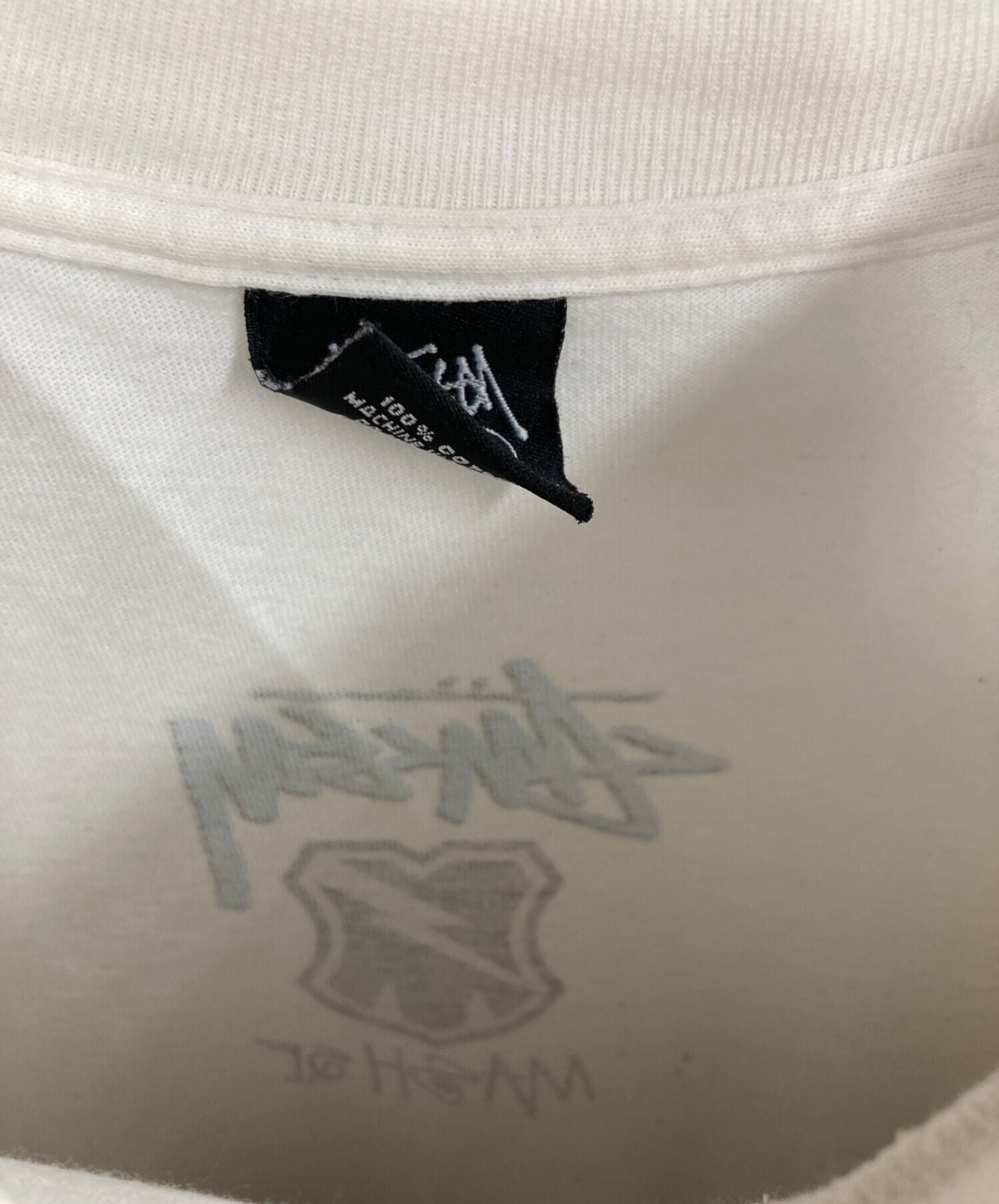 STUSSY MASH ステューシーマッシュ Tシャツ プリント サイズL 白 中古・古着通販】stussy (ステューシー) MASH S.F. Design Tee
