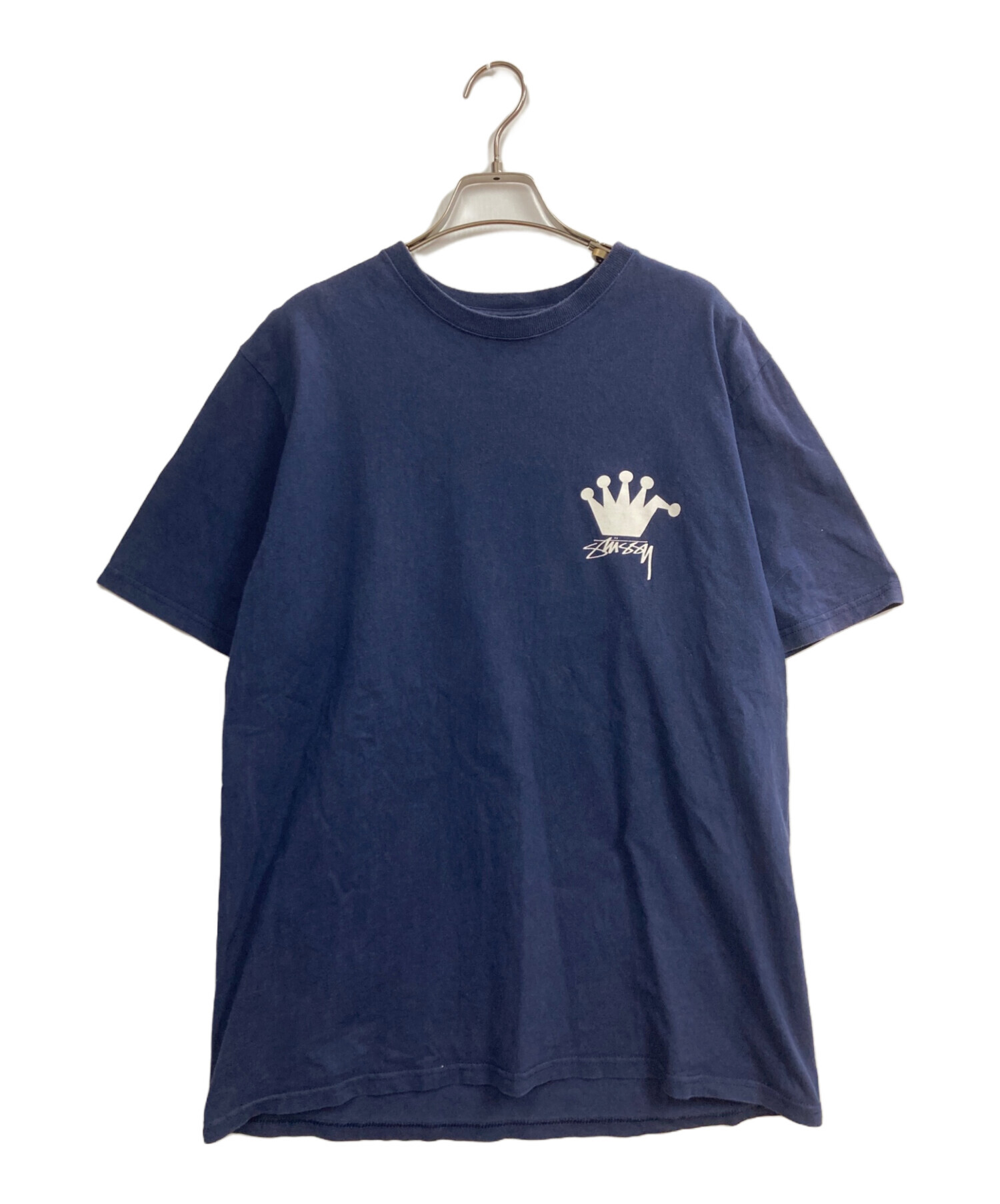 中古・古着通販】stussy (ステューシー) L.B.Crown Tee ネイビー