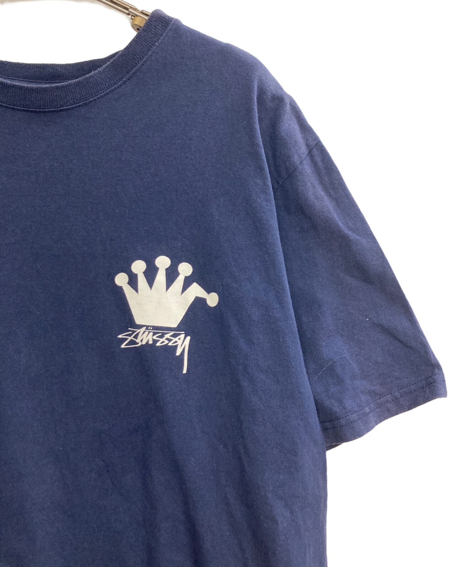中古・古着通販】stussy (ステューシー) L.B.Crown Tee ネイビー