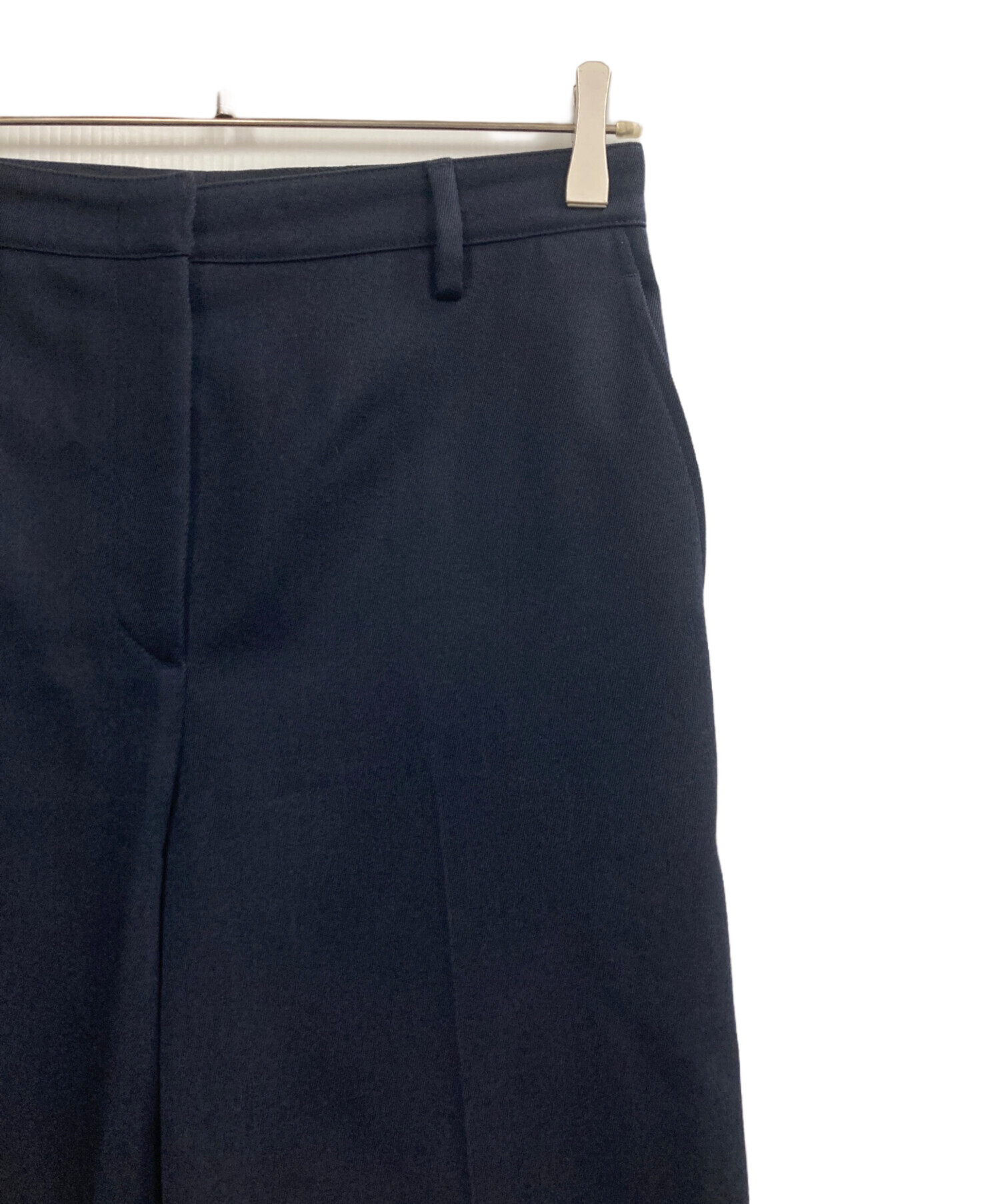 中古・古着通販】PRADA (プラダ) ウールツイルスラックス ネイビー