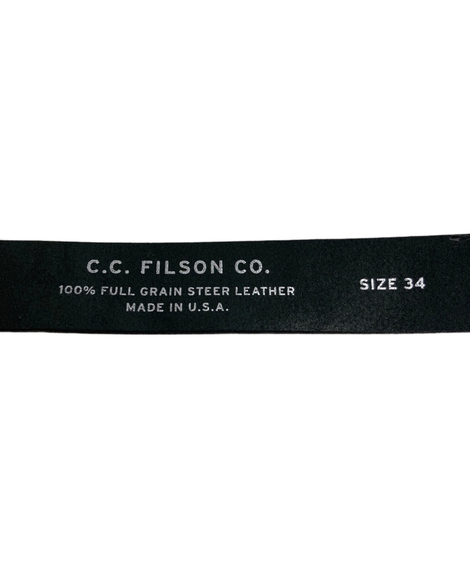 中古・古着通販】FILSON (フィルソン) 1-1/4 BRIDLE LEATHER BELT