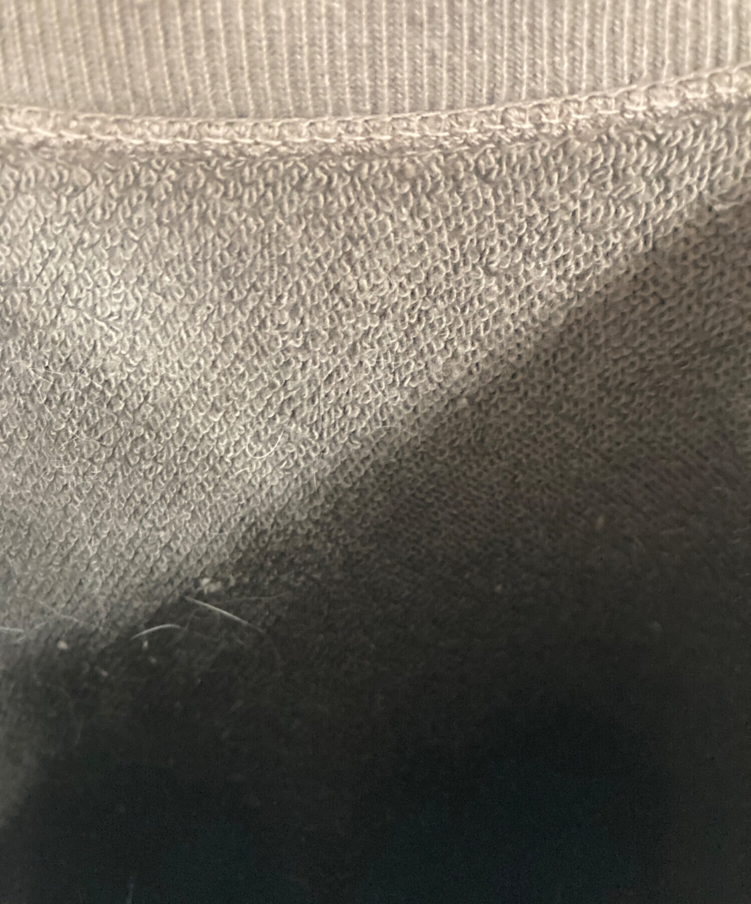 中古・古着通販】ANCELLM (アンセルム) DYED DAMAGE SWEAT SHIRT F 