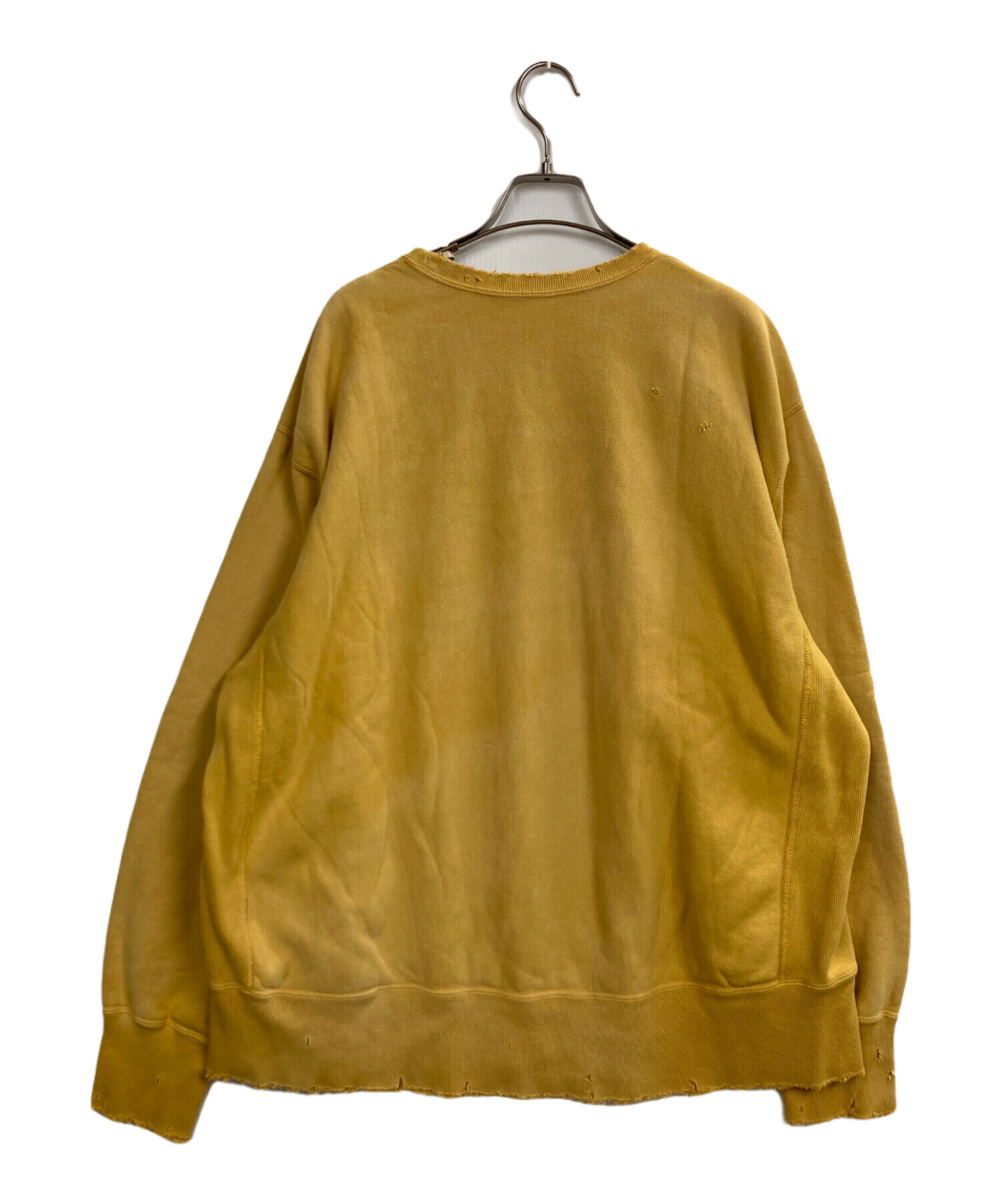 中古・古着通販】ANCELLM (アンセルム) DYED DAMAGE SWEAT SHIRT 