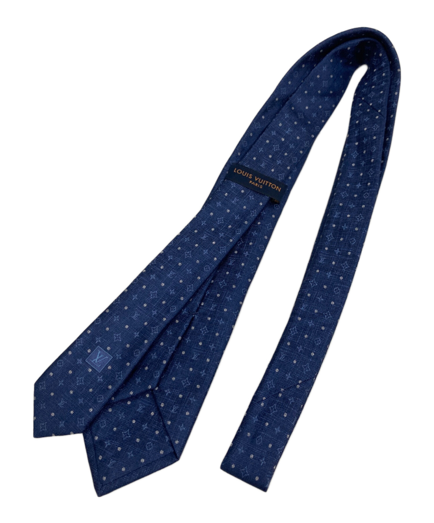 まちゃりんぐ★新品未使用  タグ付  ★ イヴィトン  クラヴァット  紺 中古・古着通販】LOUIS VUITTON (ルイ ヴィトン) クラヴァット・ドッツ