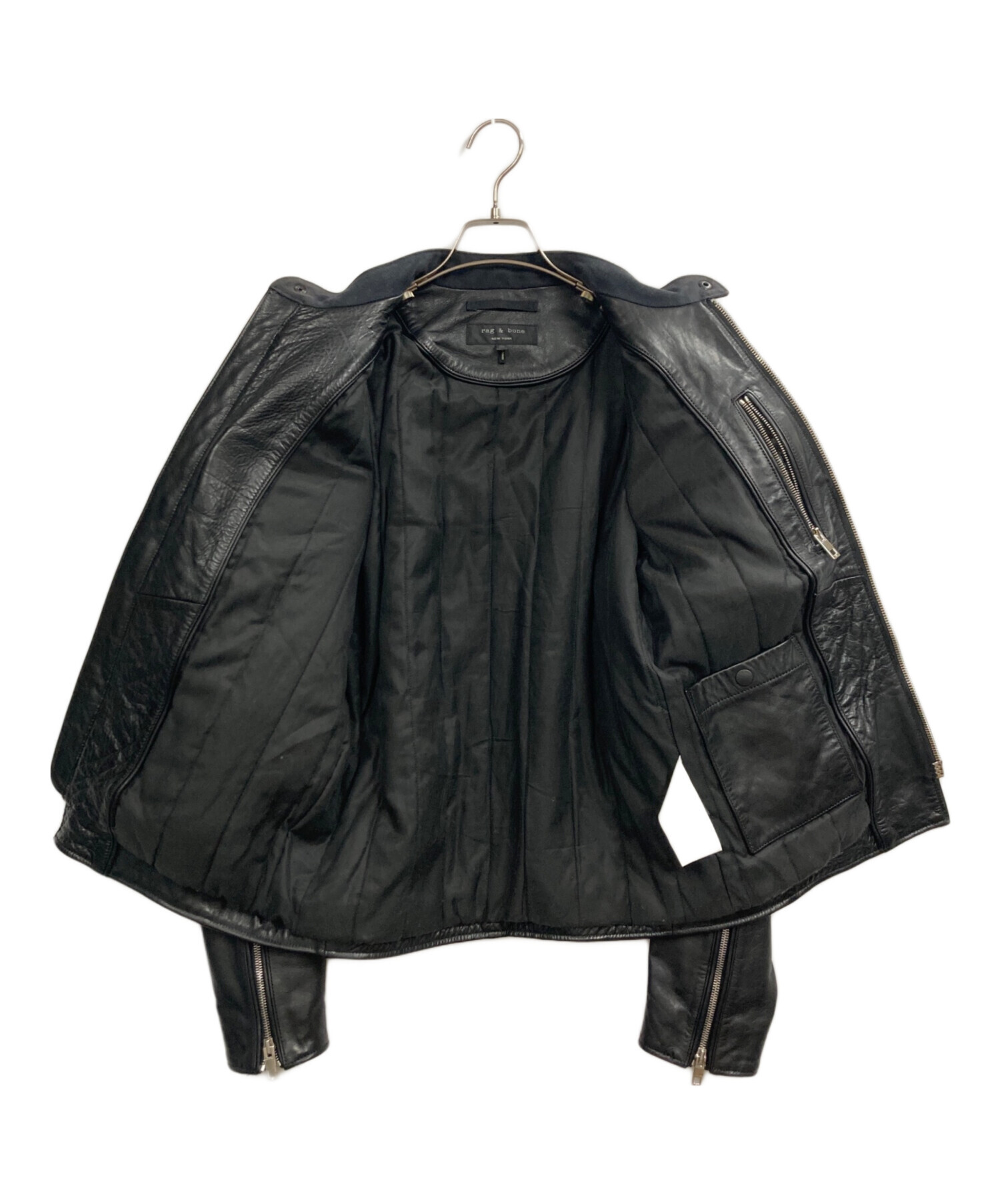 中古・古着通販】rag&bone (ラグアンドボーン) シングルライダース 