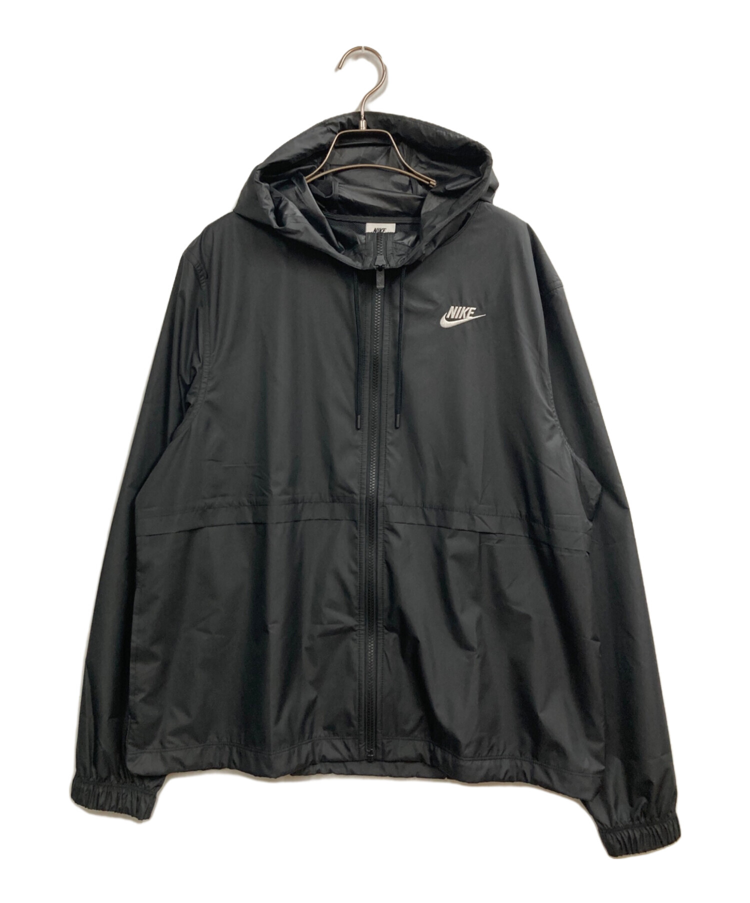 ナイキ　Ｌ　クラブ　フーデッド　ジャケット　黒　ウィンドブレーカー 中古・古着通販】NIKE (ナイキ) ウィンドブレーカージャケット