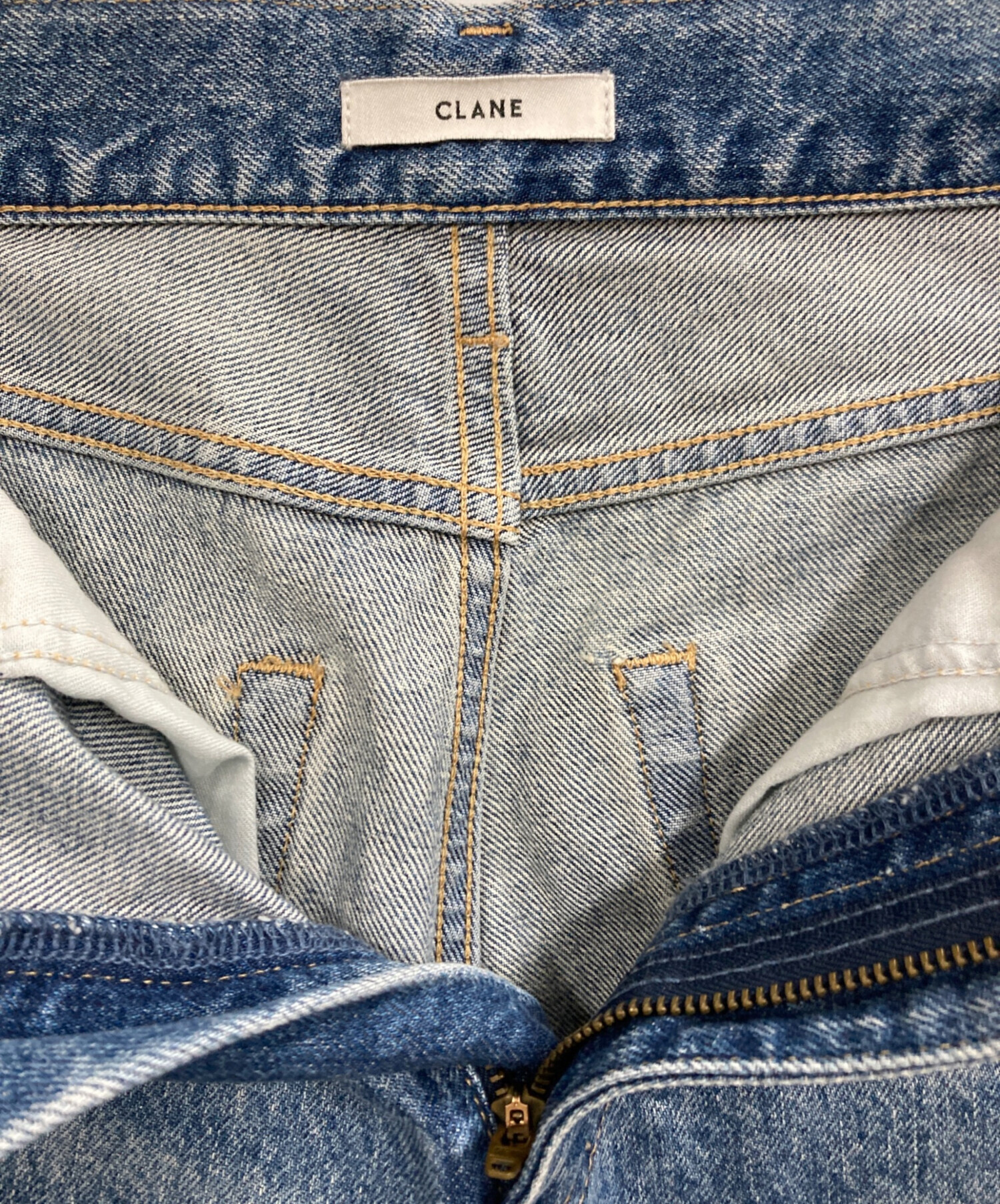 中古・古着通販】CLANE (クラネ) THUMB DENIM PANTS インディゴ 