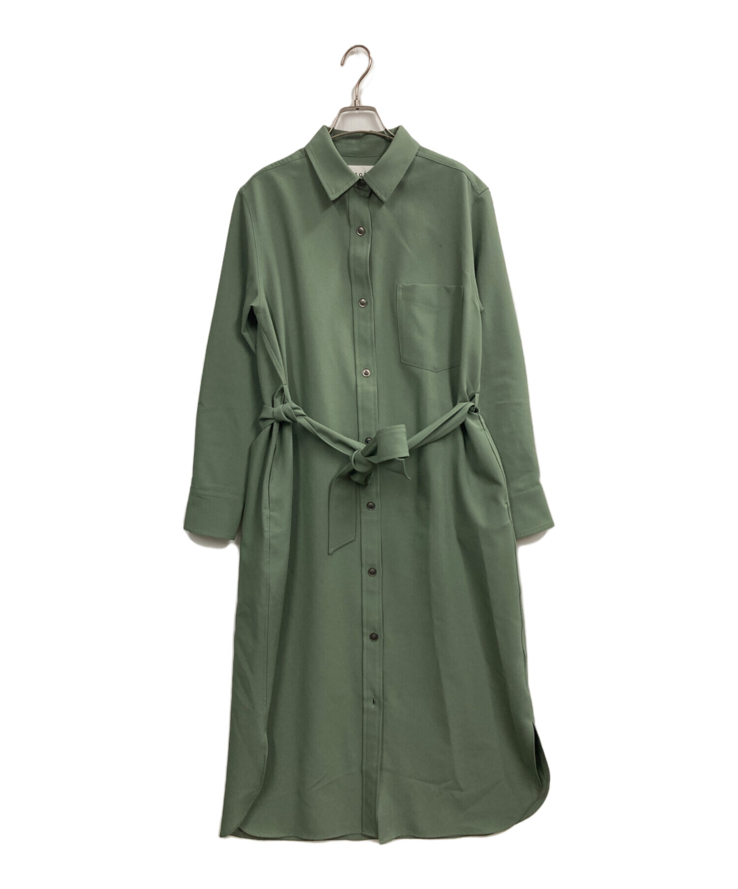 ソージュワンピース 中古・古着通販】SOEJU (ソージュ) ソフトオックシャツワンピース