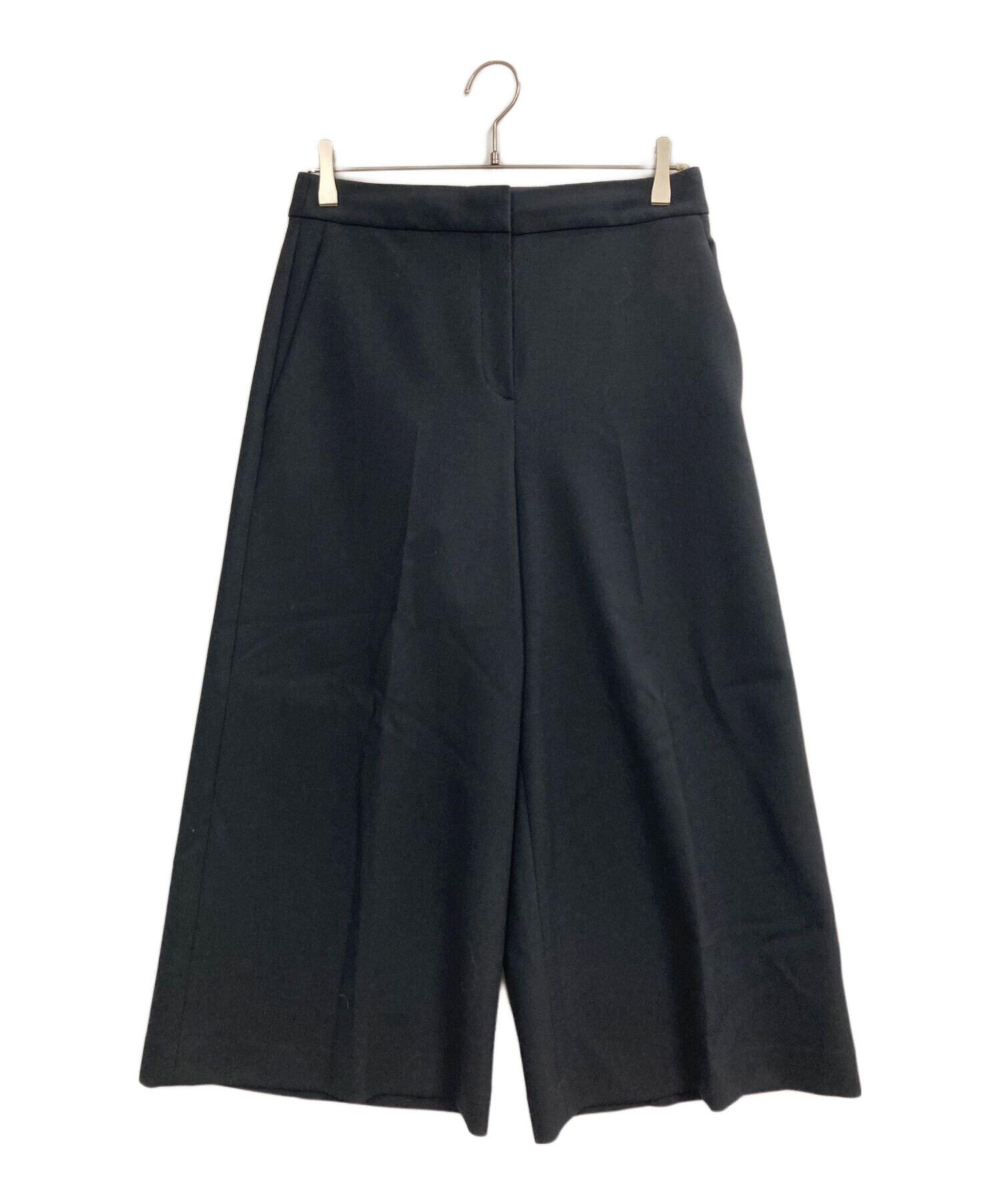 中古・古着通販】theory (セオリー) Wide Crop Pant ブラック サイズ:4 