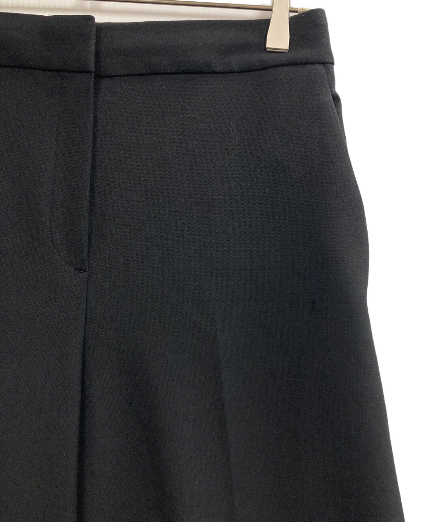 中古・古着通販】theory (セオリー) Wide Crop Pant ブラック サイズ:4 