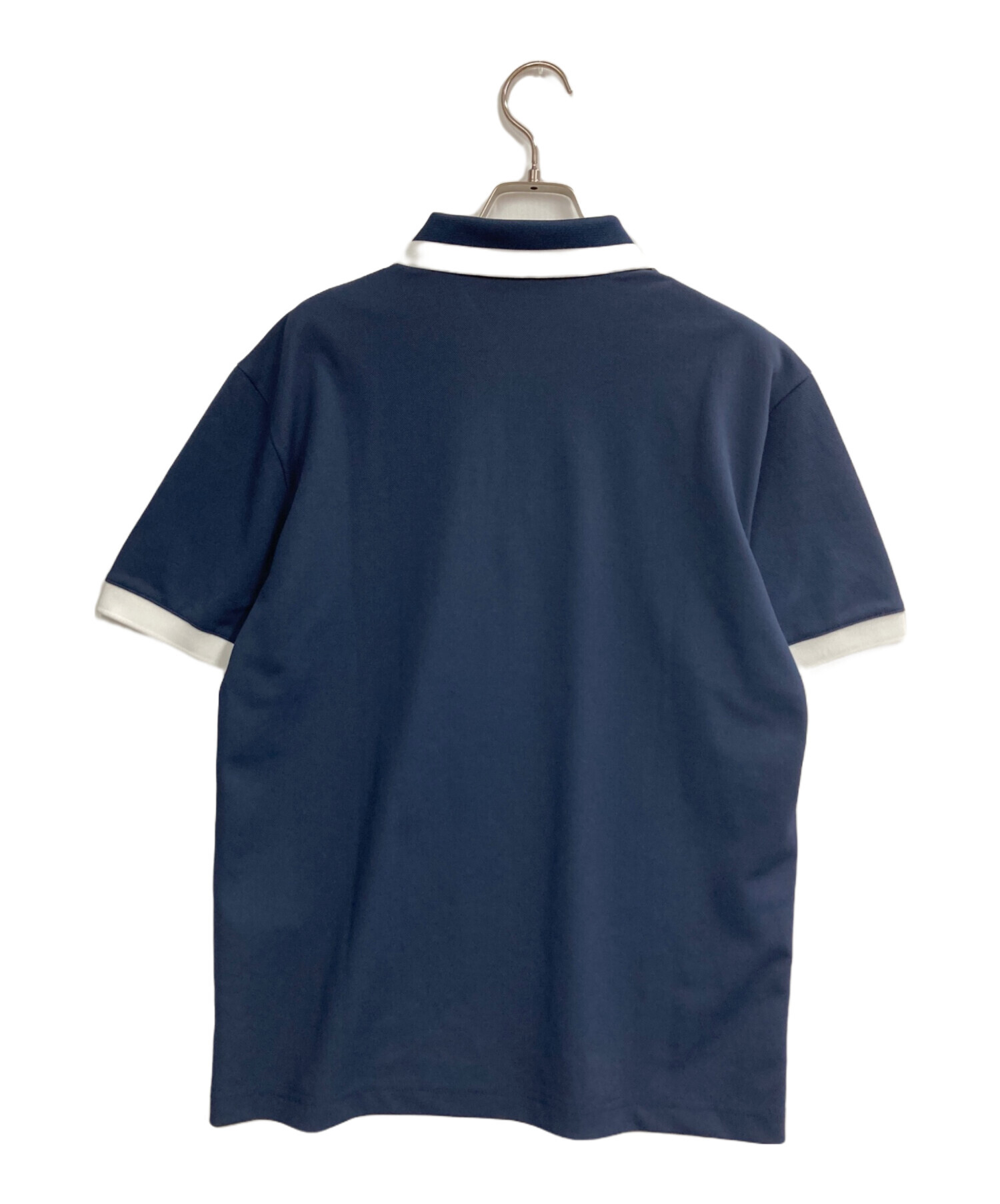 美品アーペーセーA.P.C. ネイビー 開襟パイルポロシャツ　 Mサイズ 中古・古着通販】A.P.C. GOLF (アーペーセーゴルフ) ポロシャツ