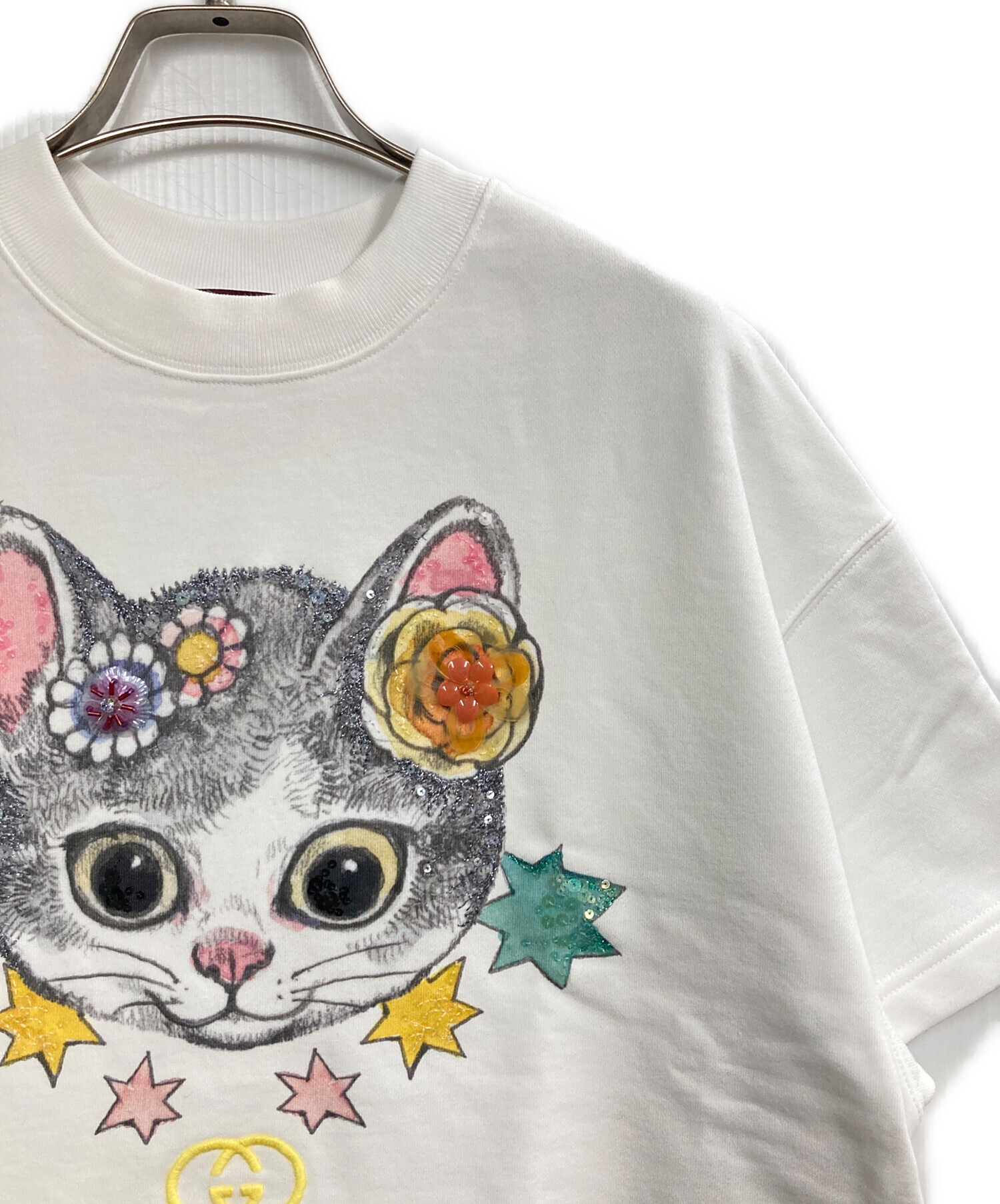中古・古着通販】GUCCI (グッチ) クロップドスウェットTシャツ