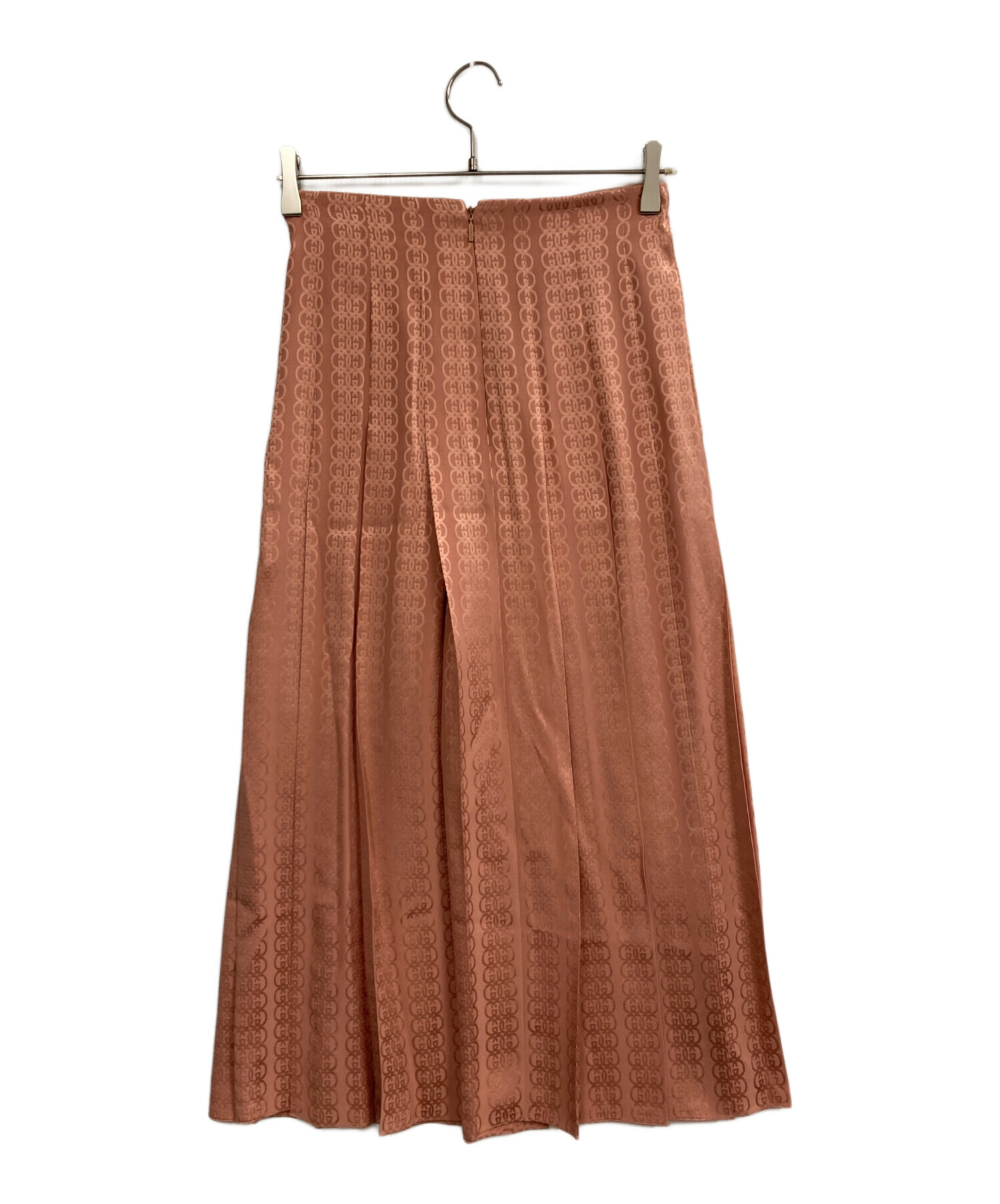 中古・古着通販】GUCCI (グッチ) シルクボックスプリーツスカート