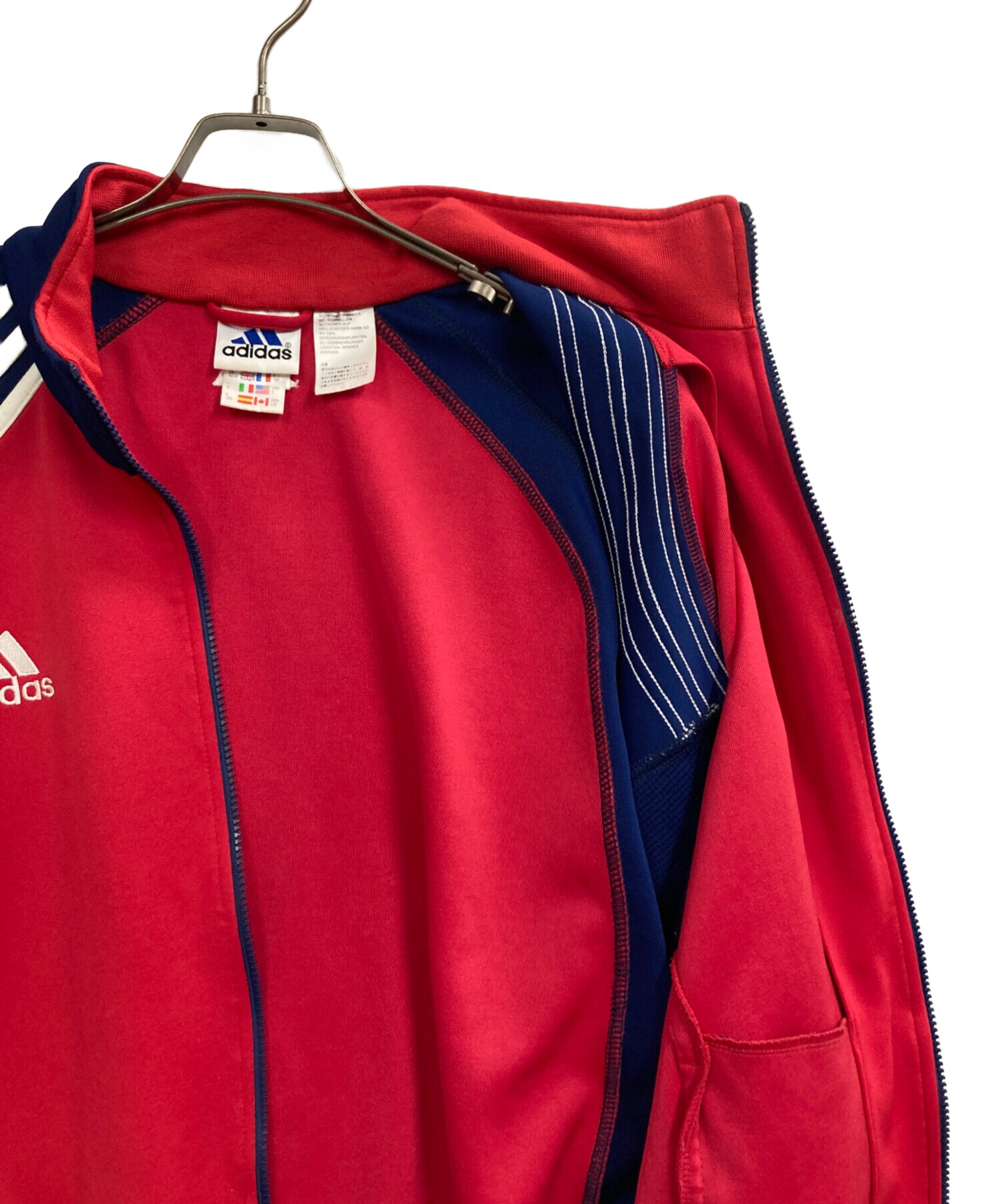 中古・古着通販】adidas (アディダス) トラックジャケット レッド