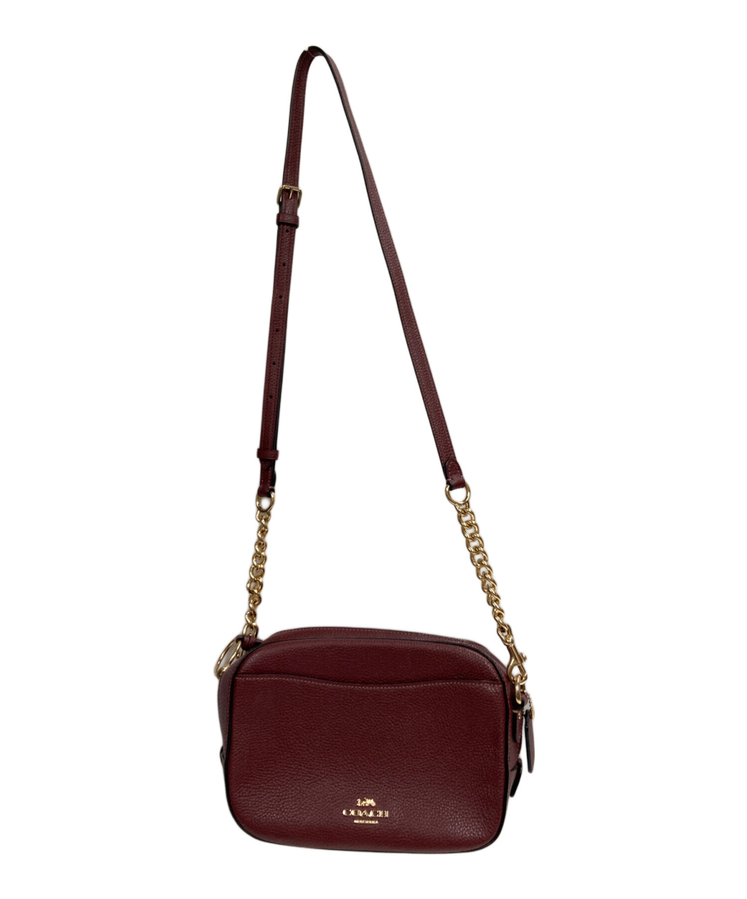 中古・古着通販】COACH (コーチ) カメラチェーンショルダーバッグ バー 
