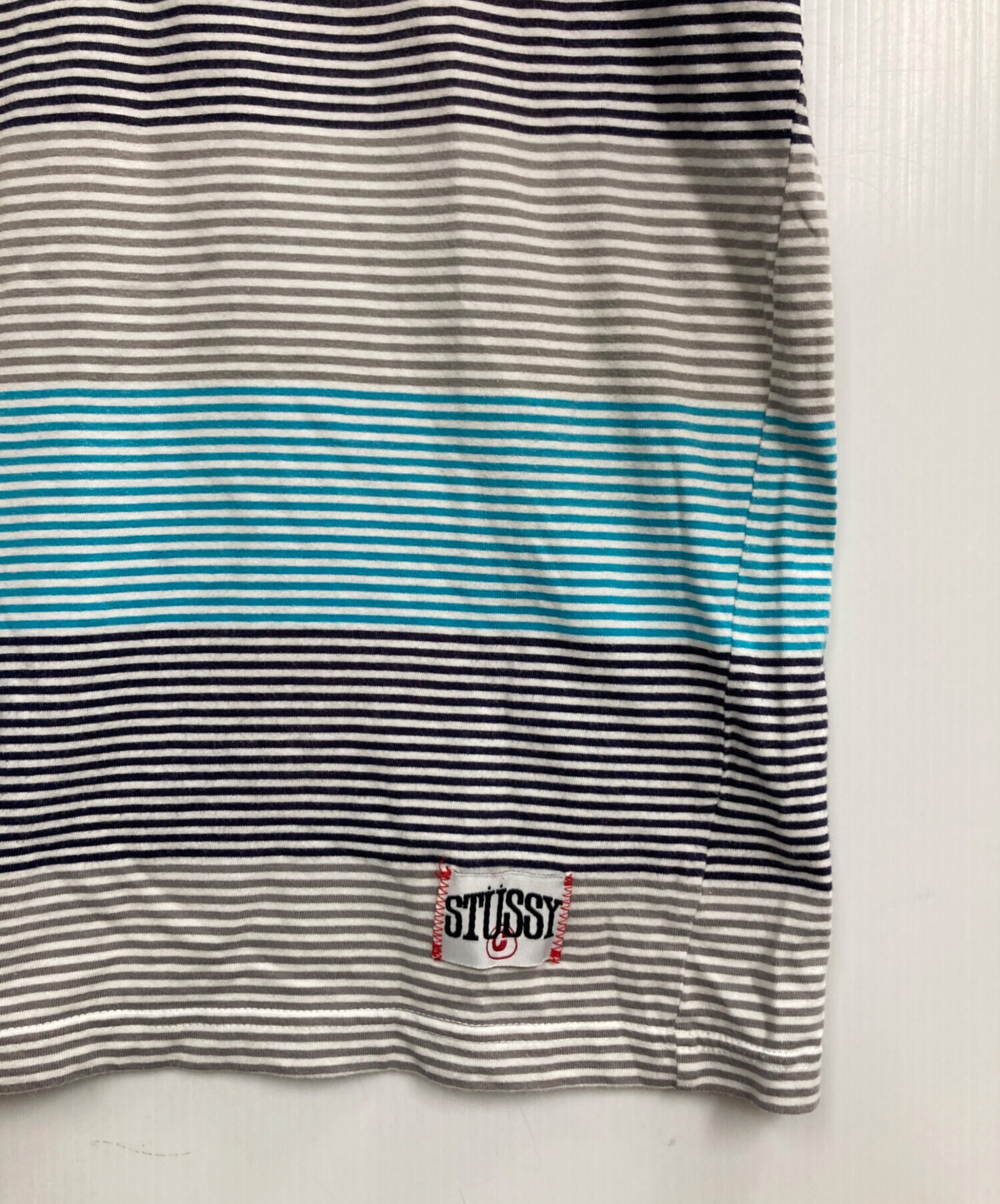 中古・古着通販】stussy (ステューシー) ポロシャツ スカイブルー