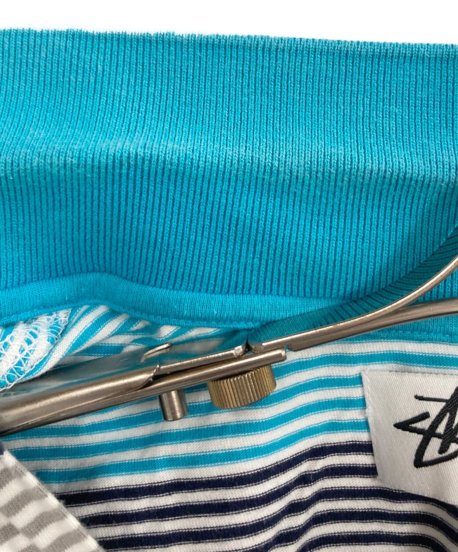 中古・古着通販】stussy (ステューシー) ポロシャツ スカイブルー