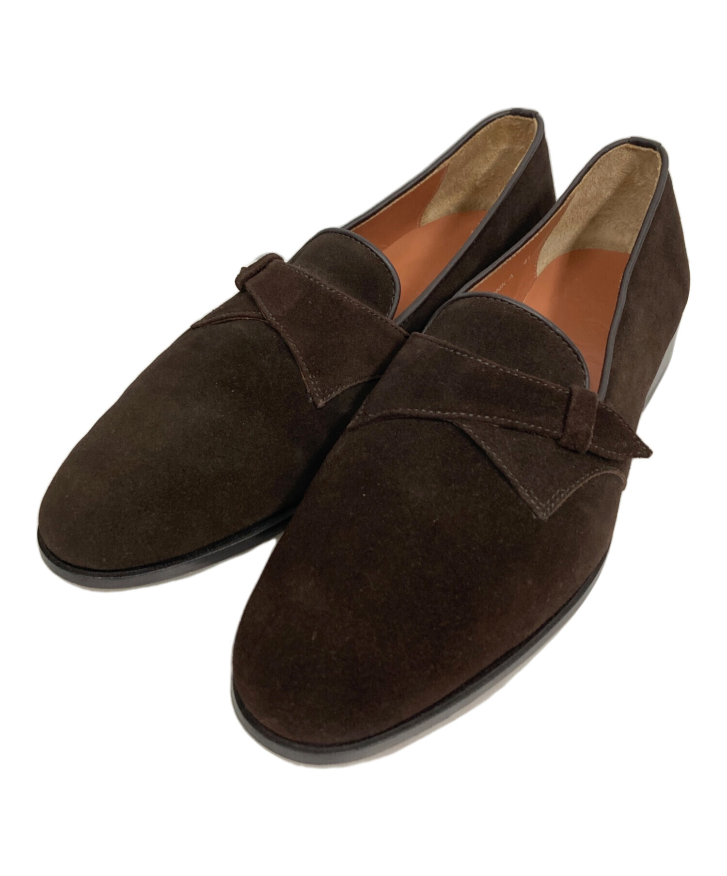 polpetta ポルペッタ シューズ（その他） EU40(25cm位) 茶系 【古着】【中古】 中古・古着通販】POLPETTA (ポルペッタ) スウェードモンクストラップ