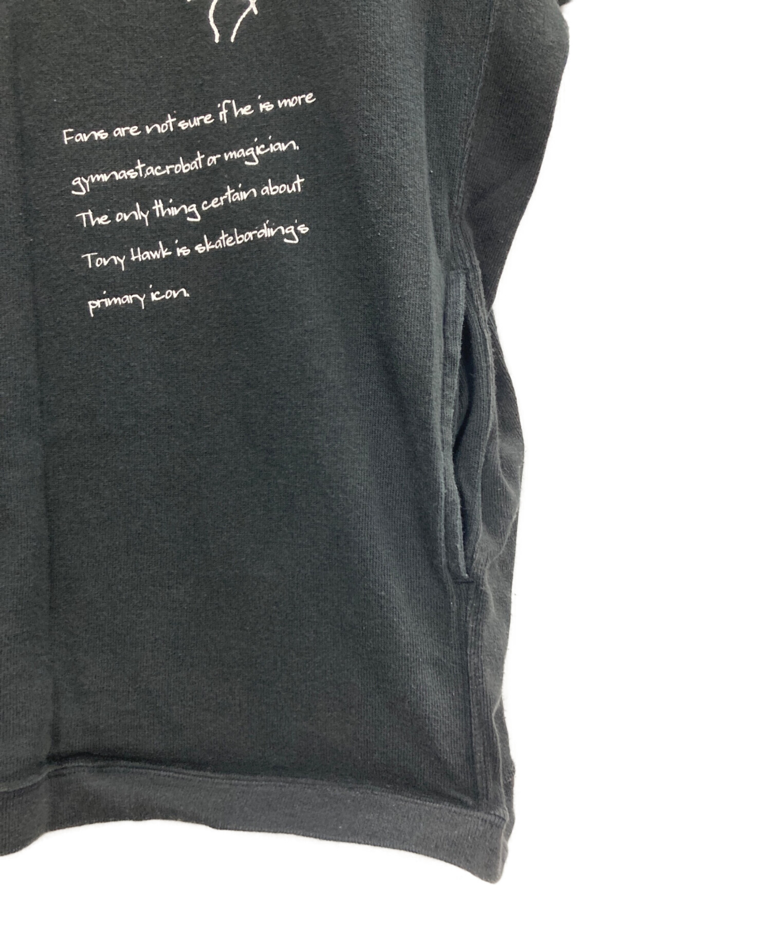 中古・古着通販】tony hawk (トニーホーク) プリントTシャツ ブラック