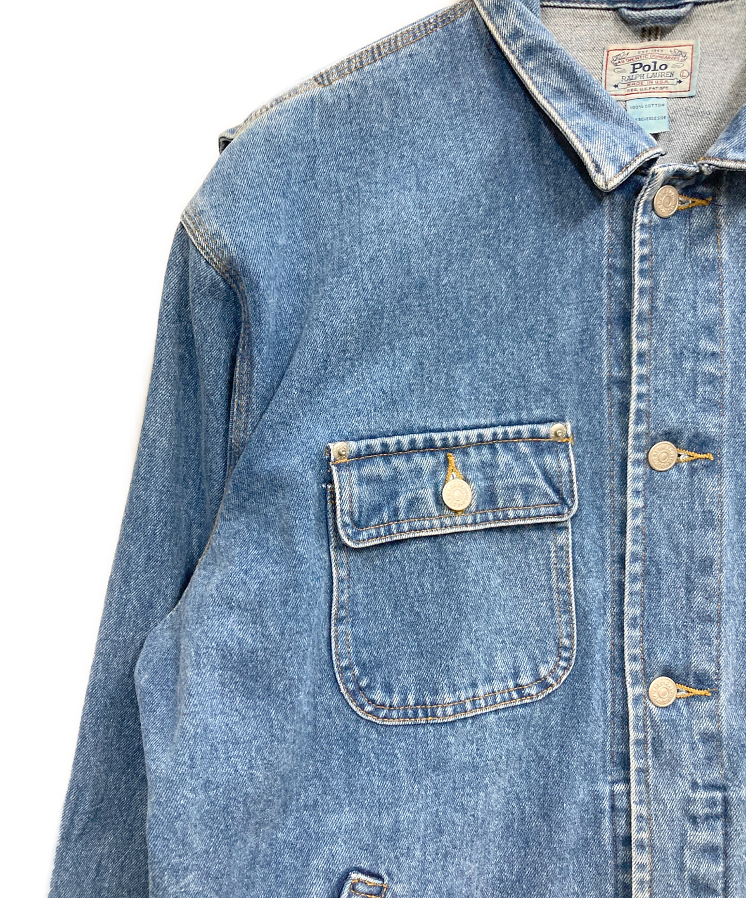 【トレファク イオンモール常滑店】POLO RALPH LAUREN（ポロラルフローレン）のデニムジャケット POLO RALPH LAUREN / ポロ ラルフローレン】ヴィンテージ デニム