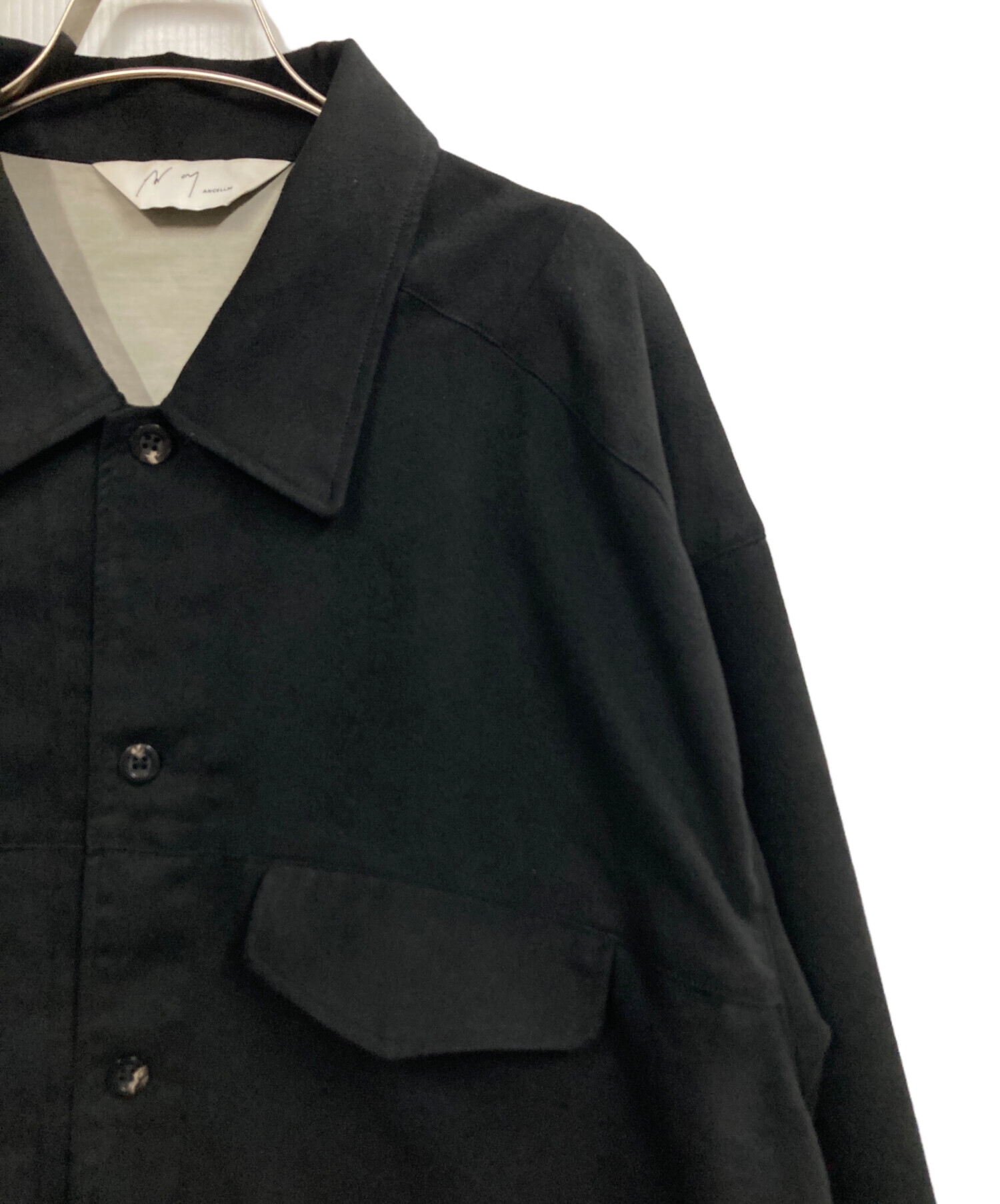 中古・古着通販】ANCELLM (アンセルム) VEGAN SUEDE WORK SHIRT 