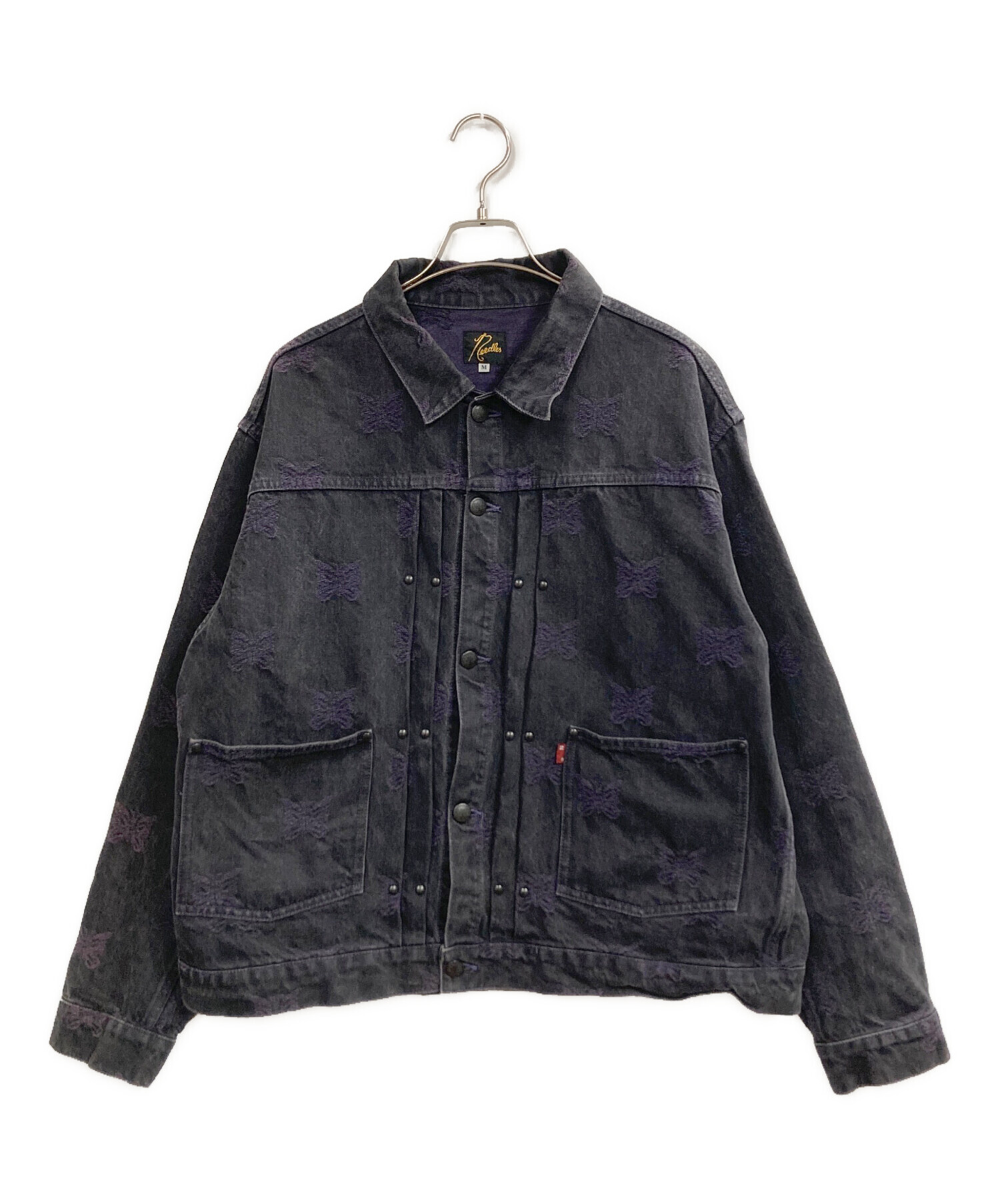 古着 needles デニムジャケット M 美品 中古・古着通販】Needles (ニードルズ) M.W.Jean Jacket ブラック