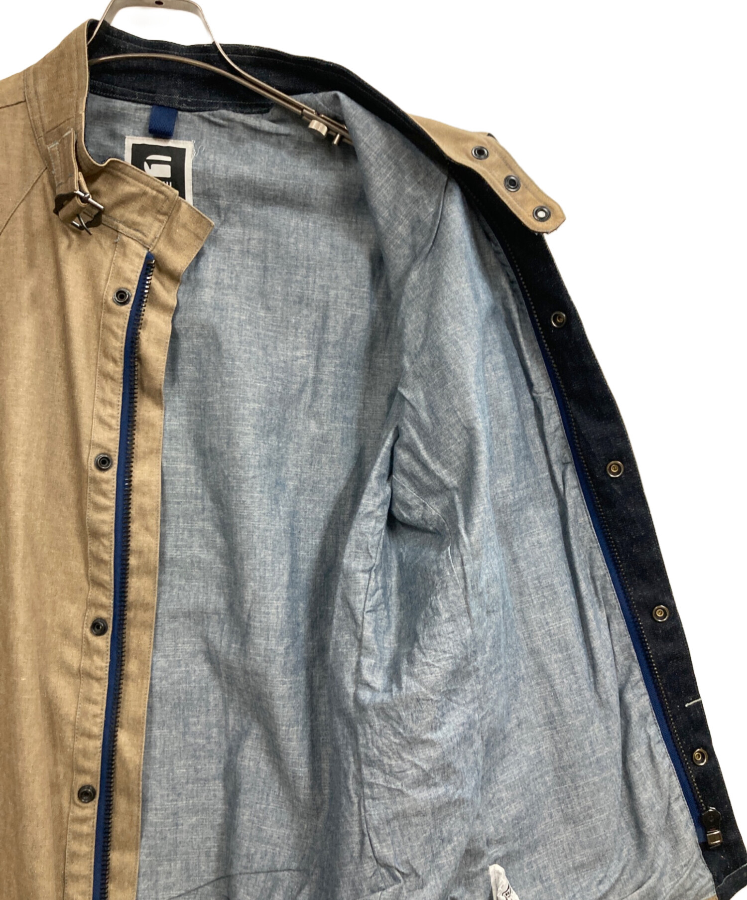 中古・古着通販】G-STAR RAW (ジースターロゥ) Comic Overshirt Linen