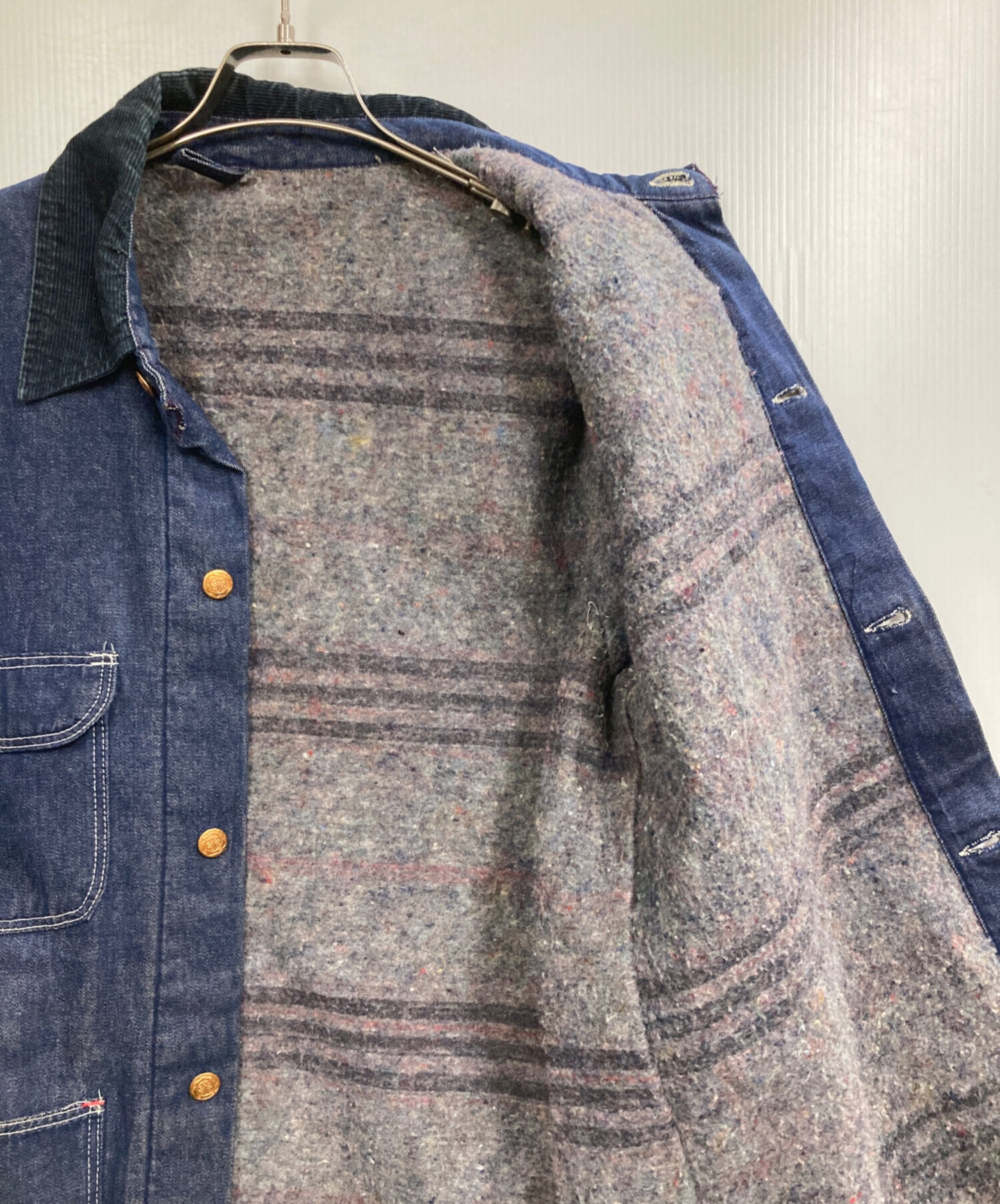 中古・古着通販】Wrangler (ラングラー) 裏ブランケットカバーオール