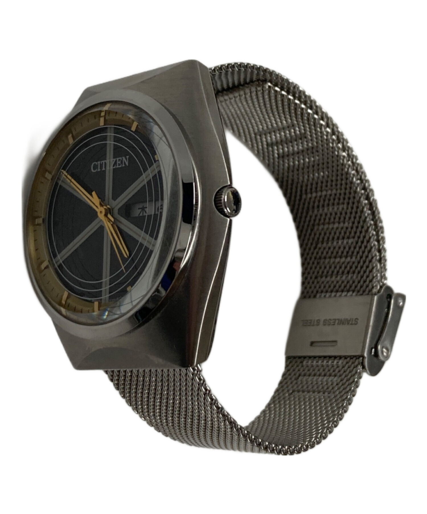 シチズン　フィールドウォッチ　腕時計 中古・古着通販】CITIZEN (シチズン) 腕時計 ブラック｜ブランド・古着