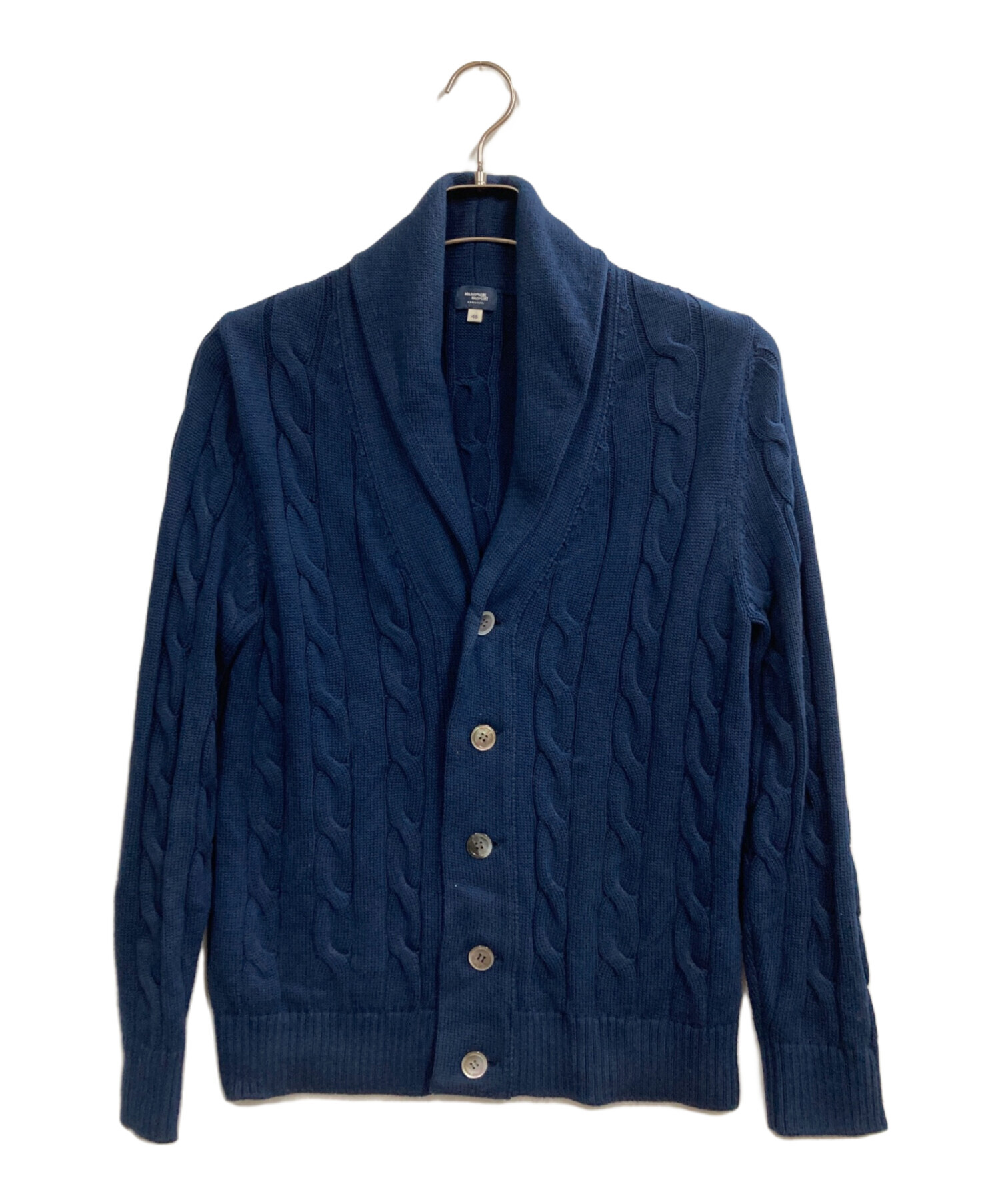 【中古品】鎌倉シャツ　カーディガン　48サイズ　紺 中古・古着通販】Maker's Shirt 鎌倉 (メーカーズシャツカマクラ