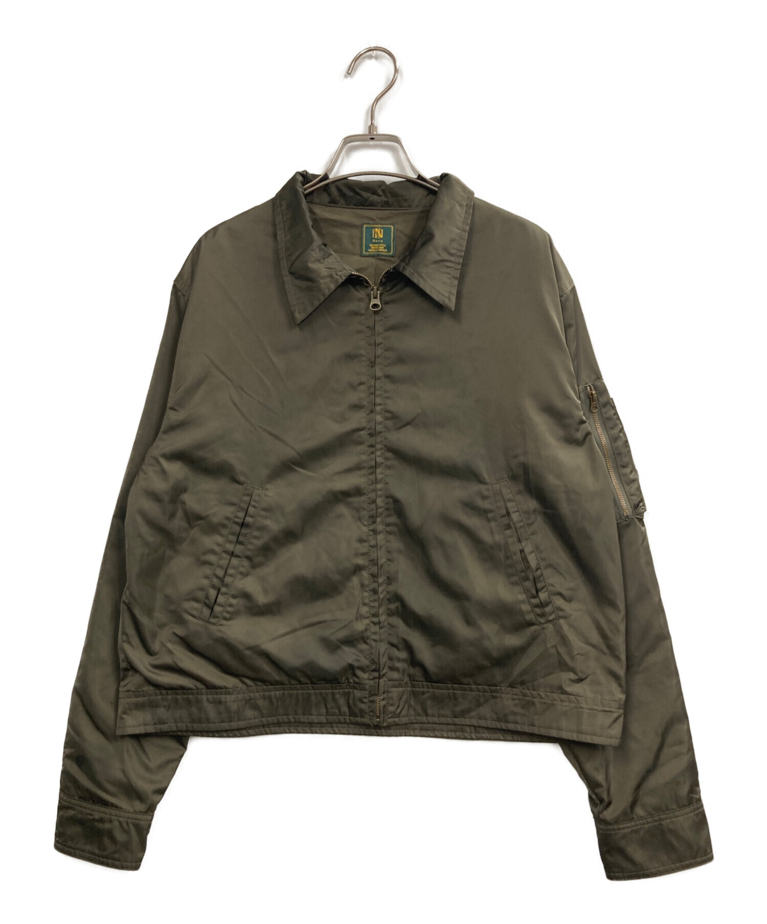 中古・古着通販】Noen (ノエン) ミリタリースイングトップ カーキ 