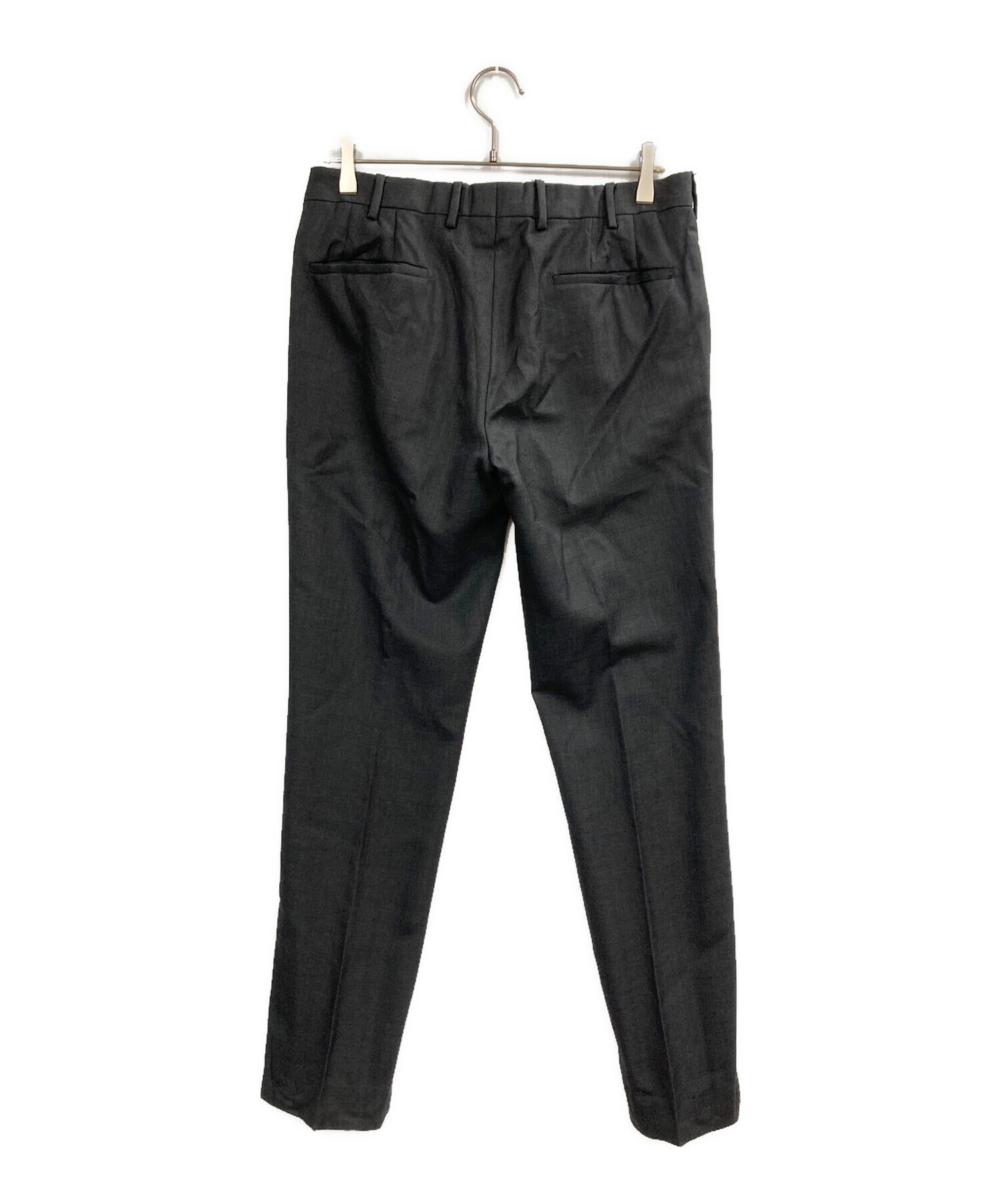 中古・古着通販】PRADA (プラダ) テーパードスラックス グレー サイズ 中古・古着通販】PRADA (プラダ) テーパードスラックス グレー サイズ