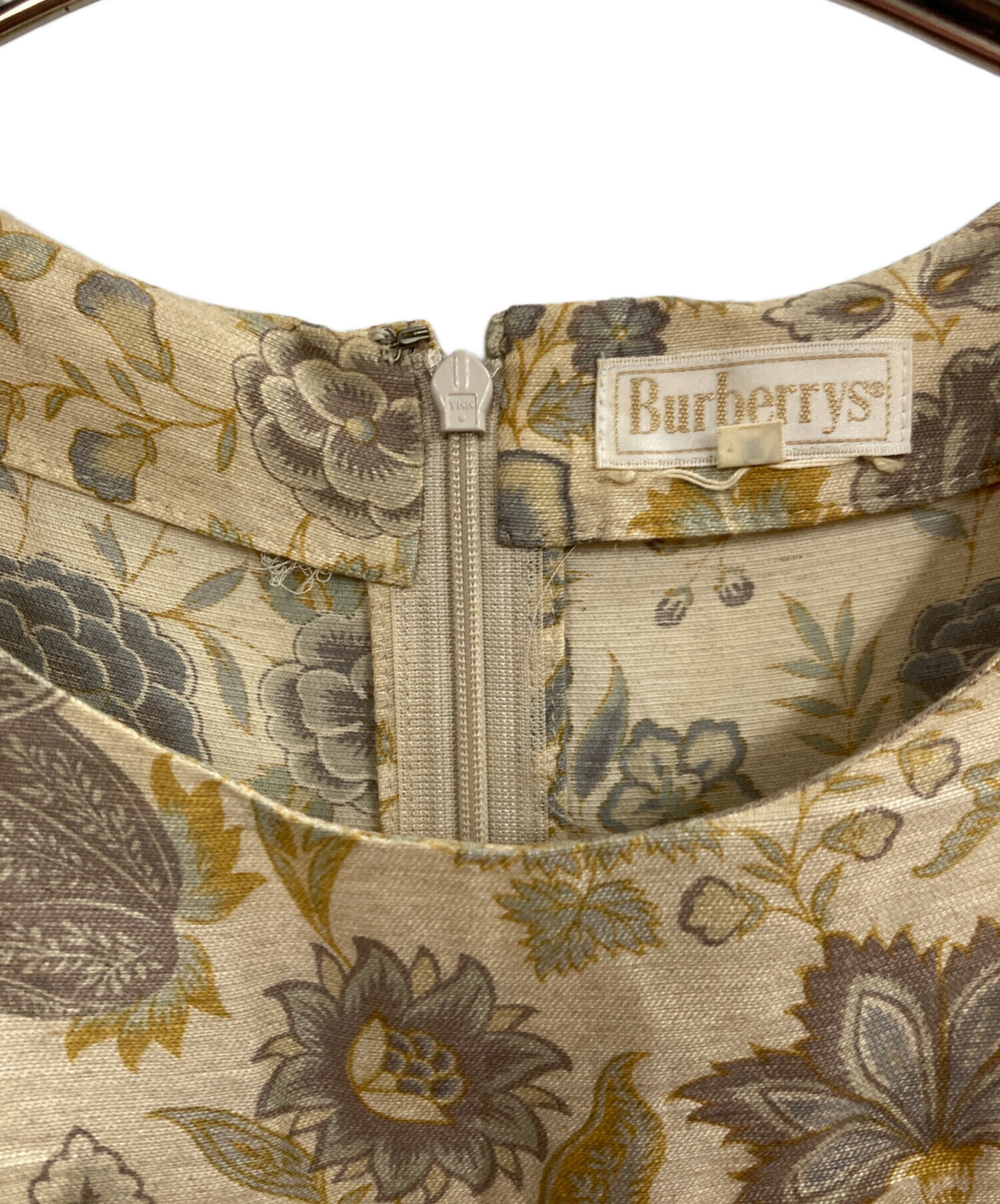 中古・古着通販】Burberry's (バーバリー) 花柄リネンシルクワンピース