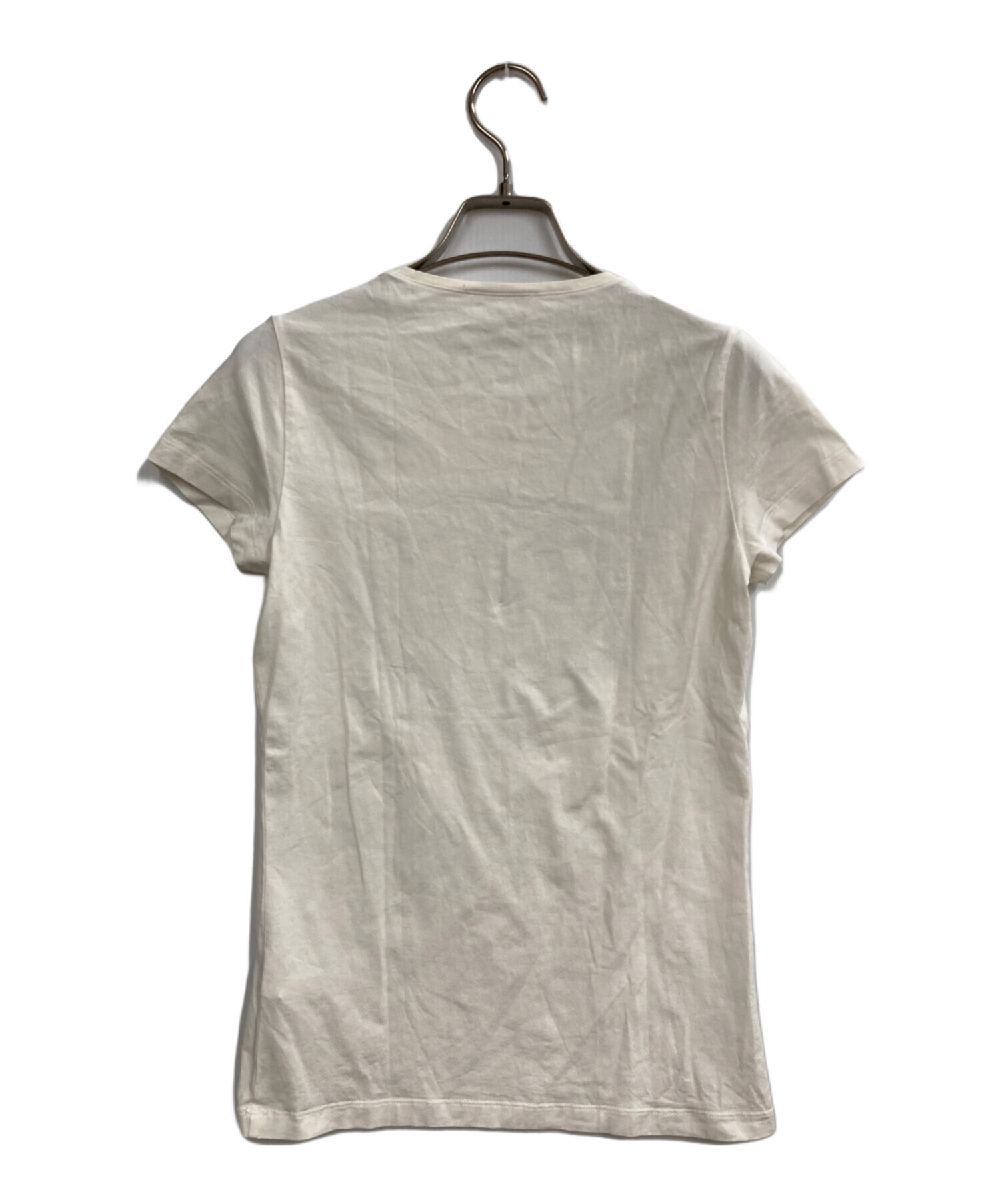 中古・古着通販】CELINE (セリーヌ) ビジューTシャツ ホワイト サイズ